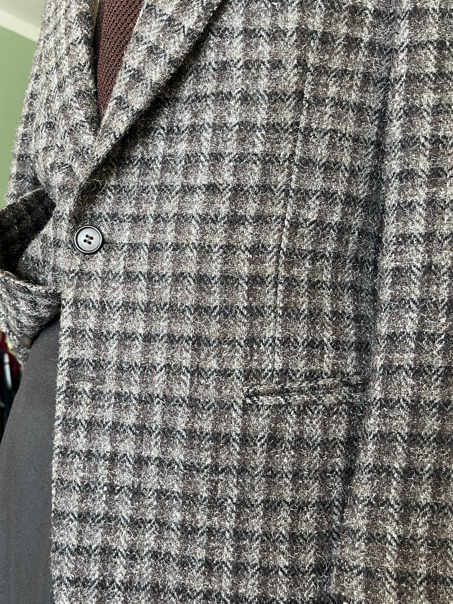 Giacca anni ‘80 tweed tg. 46-48