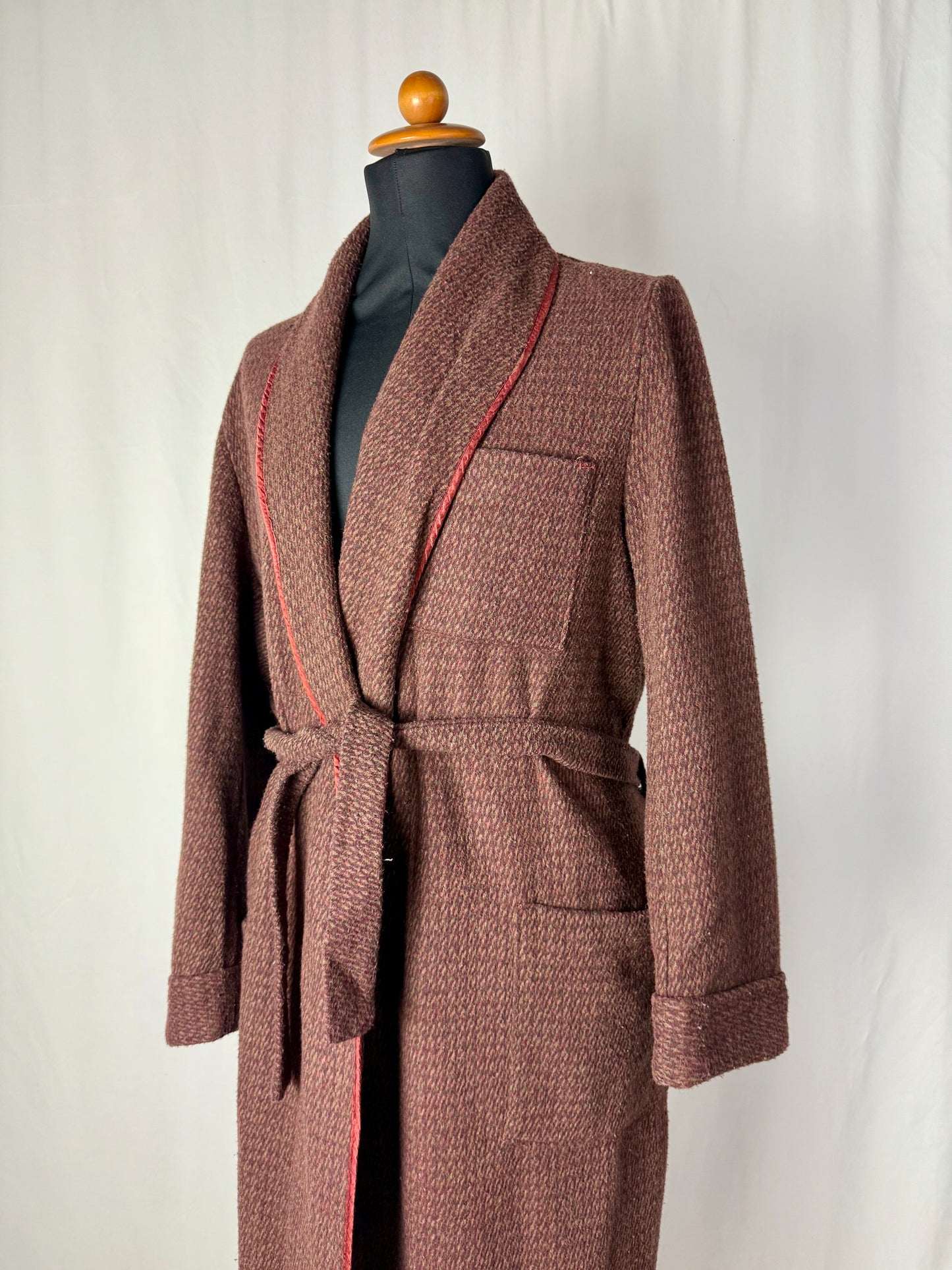 Vestaglia lunga terracotta tg. M-L