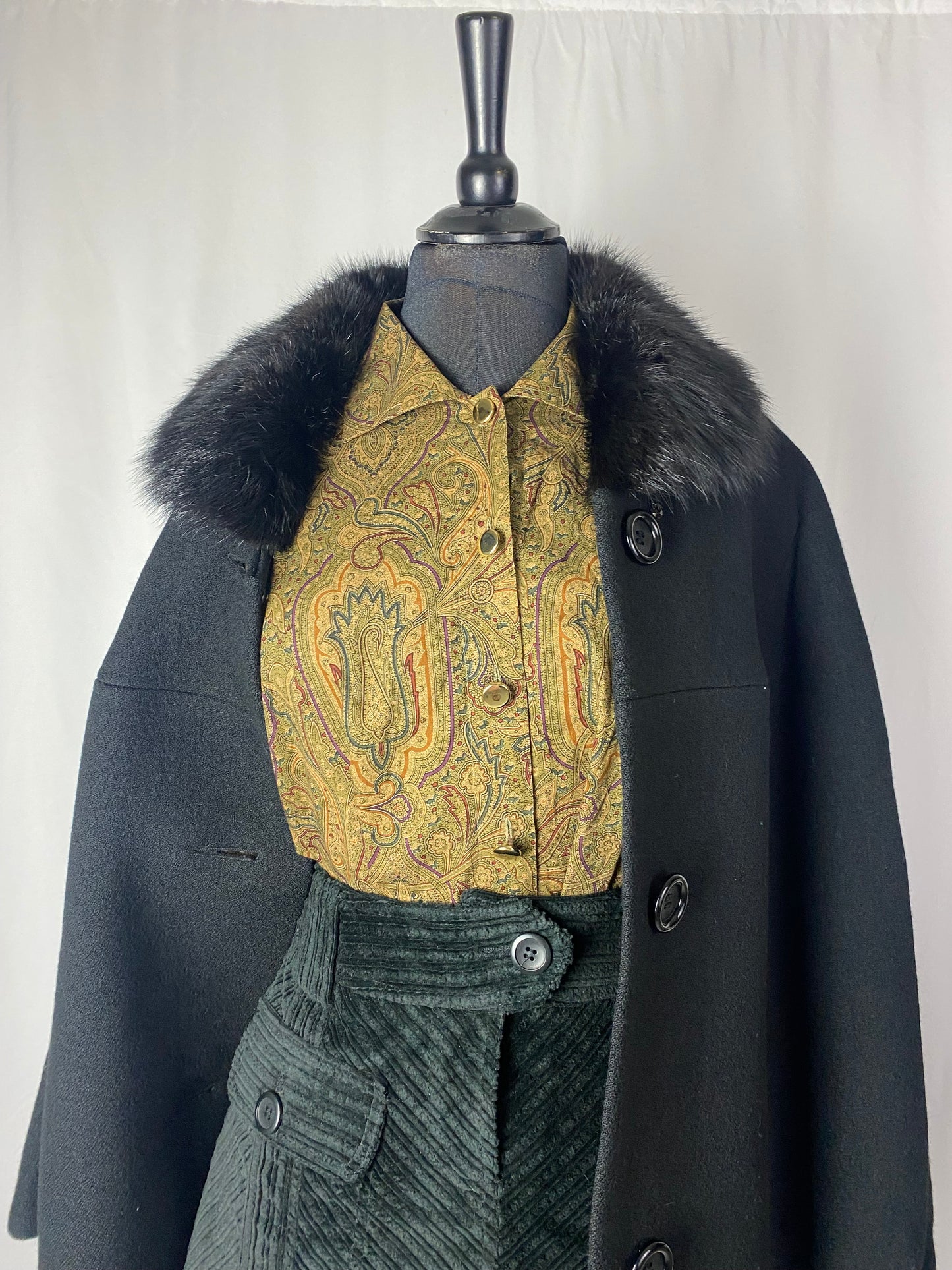 Cappotto anni ‘60 nero - TG. 44/46 circa