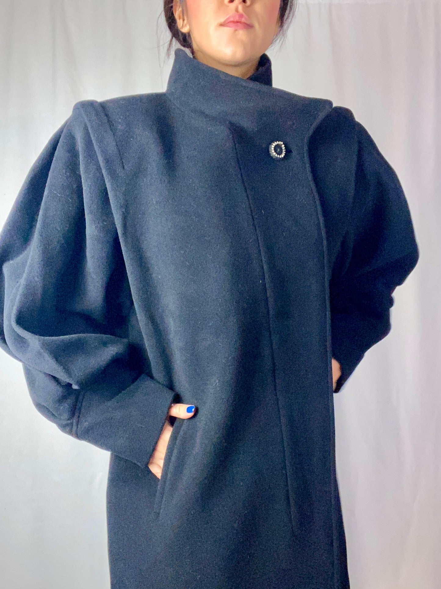 Cappotto anni ‘80 in lana e cashmere - TG. 46/48/50