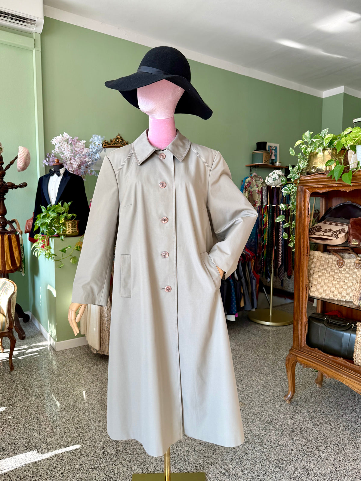 Trench anni ‘70 avorio - TG.