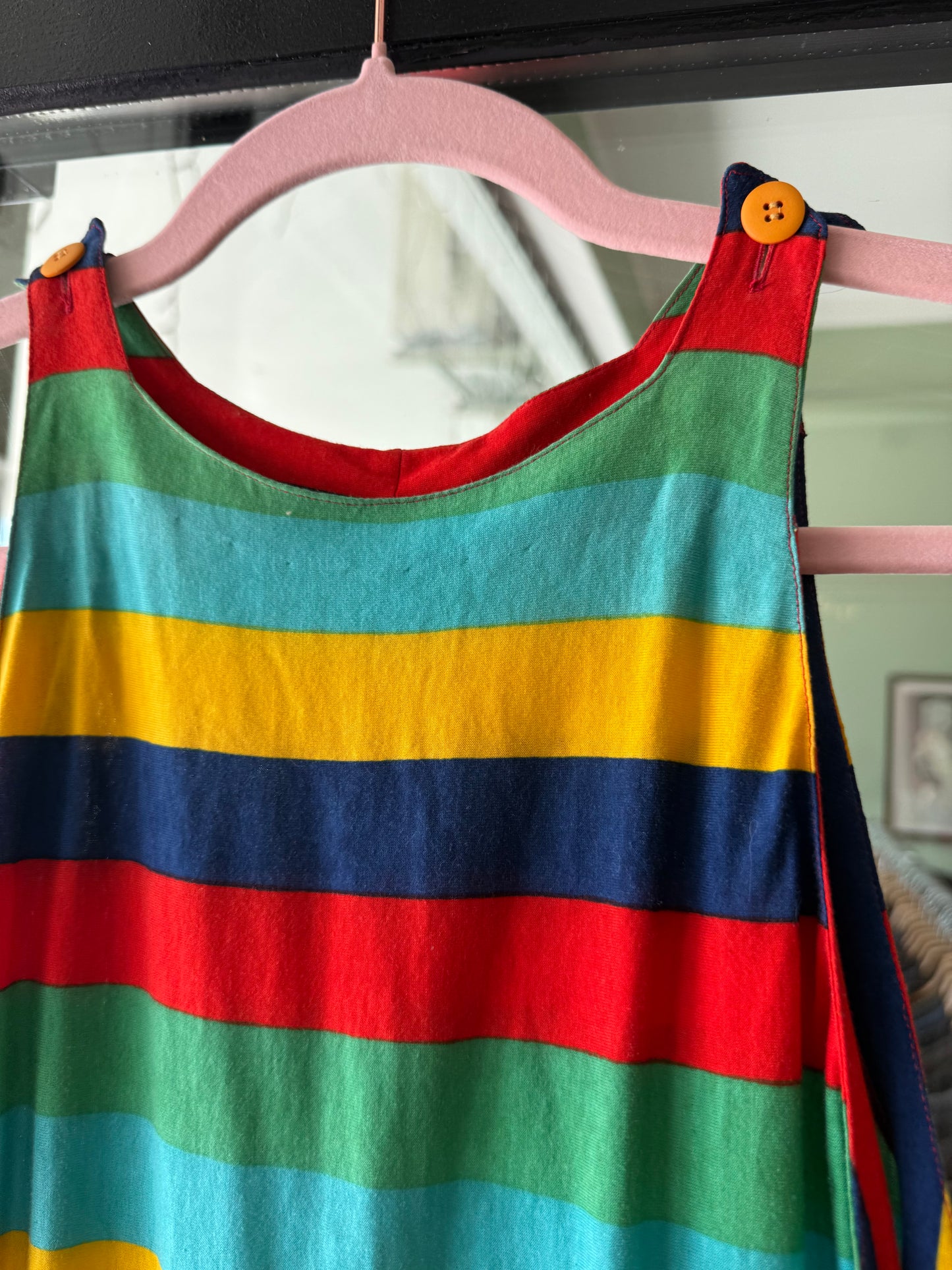 Salopette in cotone multicolor - TG. 38/40