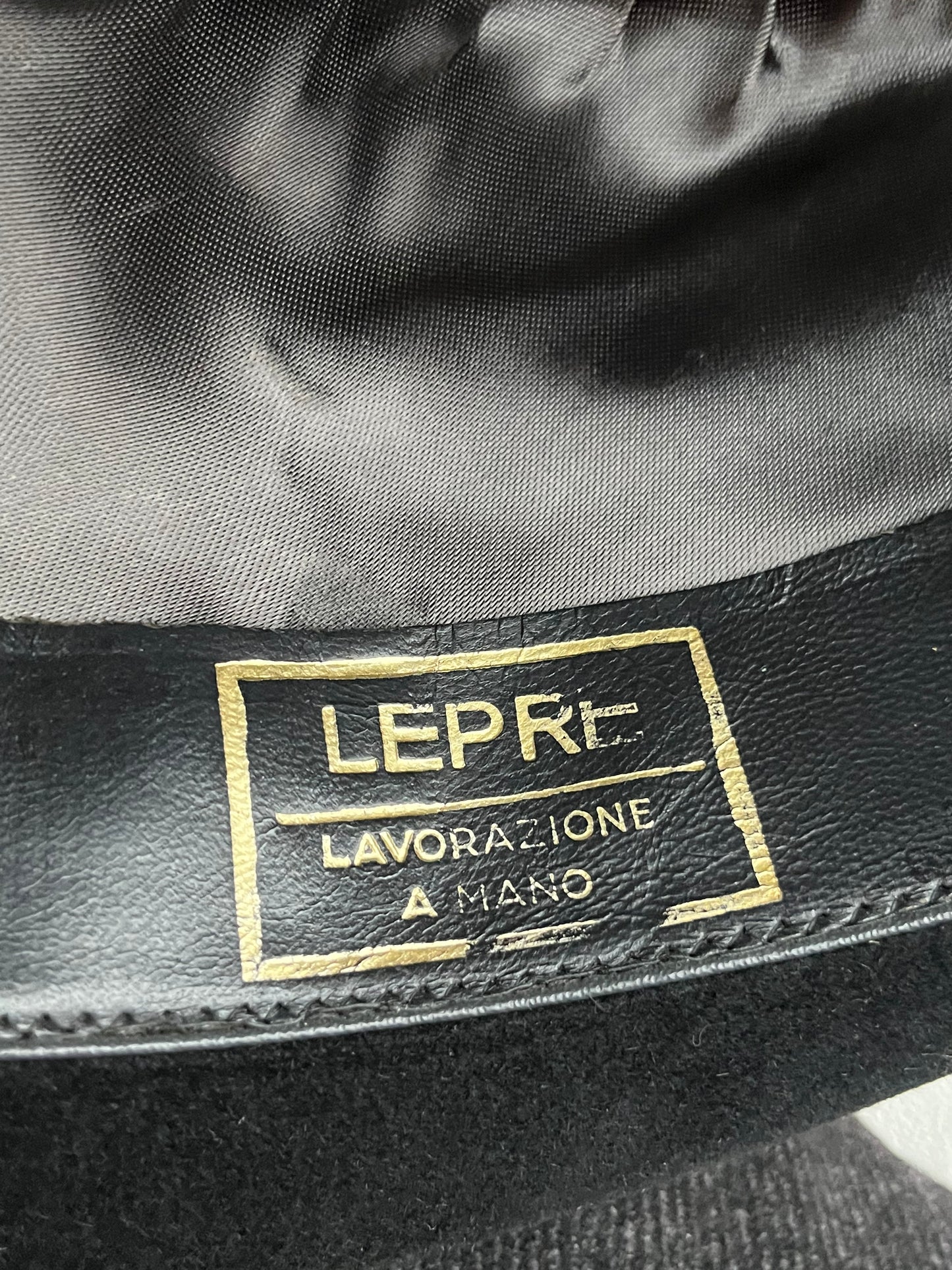 Cappello anni ‘60 lepre nero