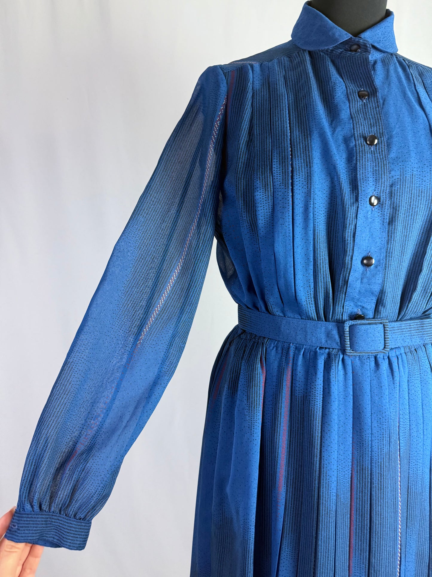 Abito classico anni ‘70 blu - TG. 40/42