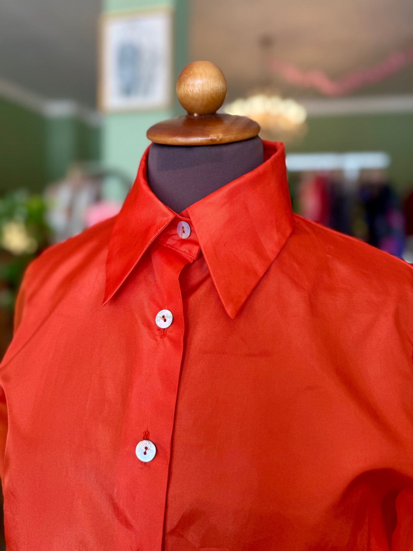 Camicia anni ‘90 arancione - TG. 42/44