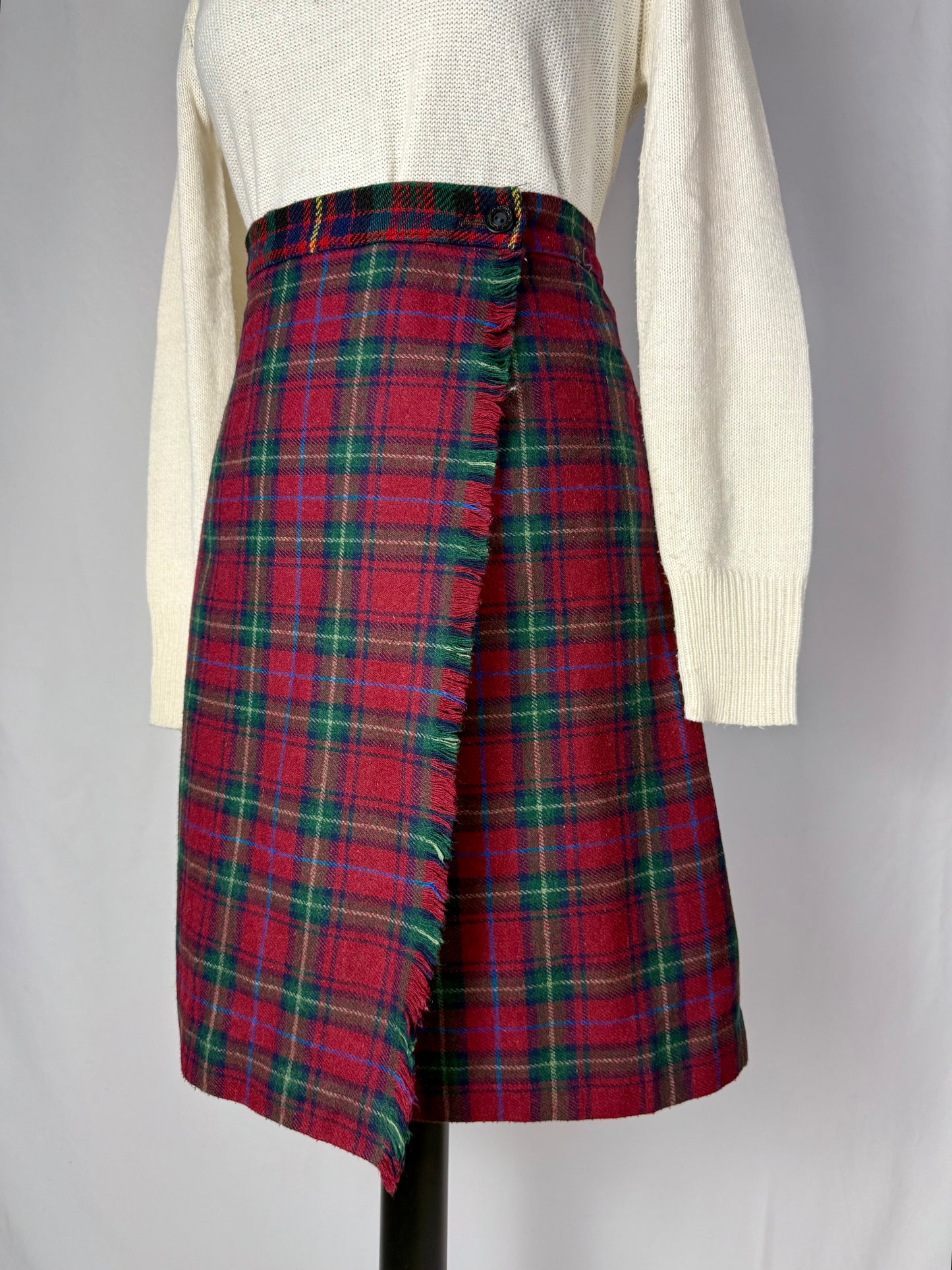 Gonna in lana fantasia tartan - TG. 42