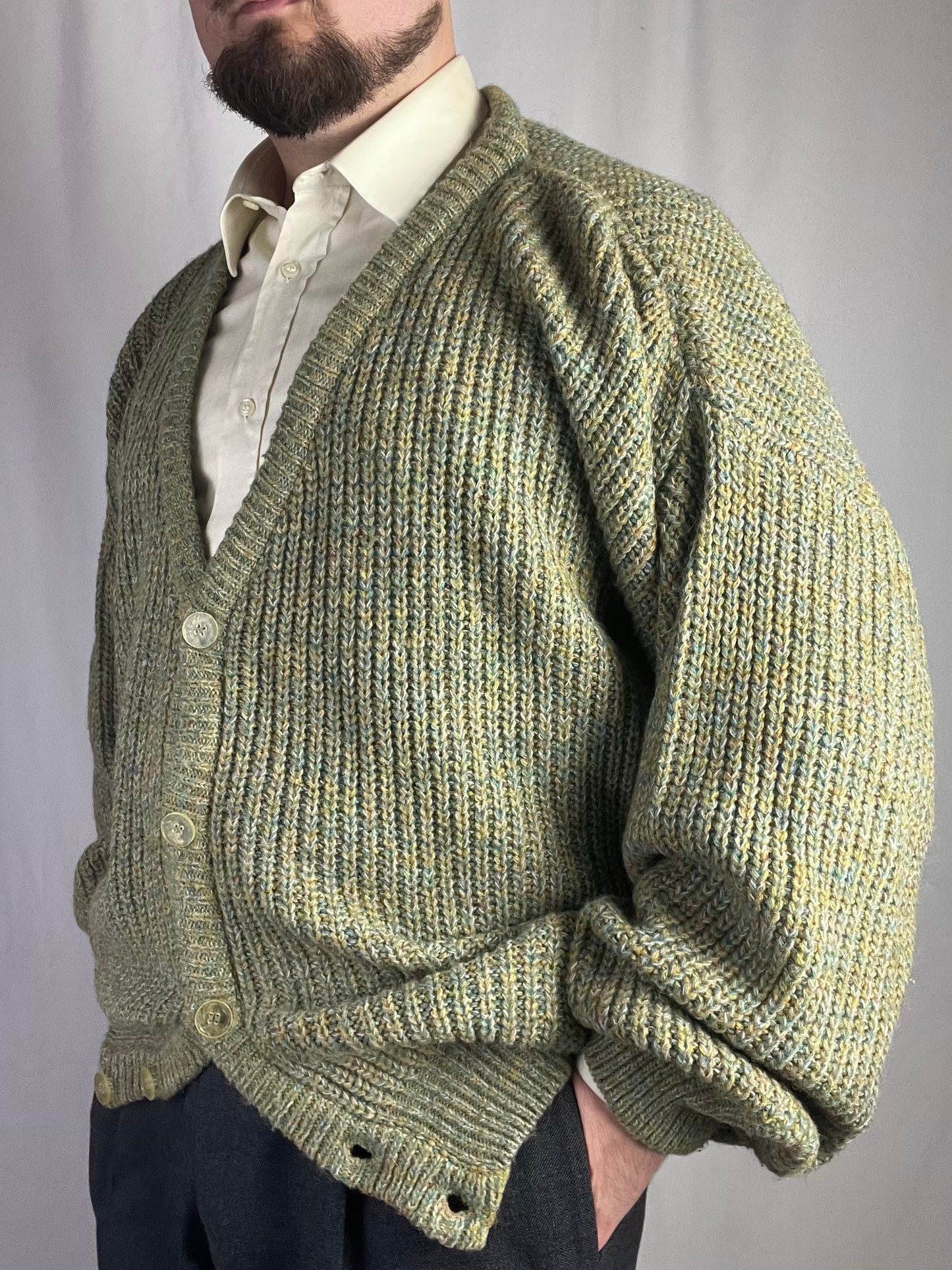 Cardigan anni '80 XXL-3XL