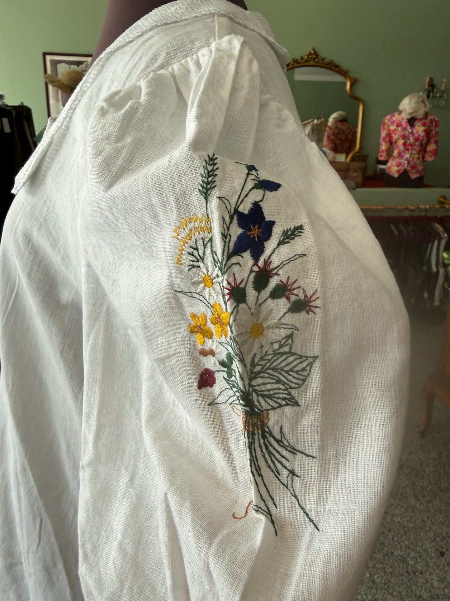 Camicia tirolese in cotone - TG. 42/44