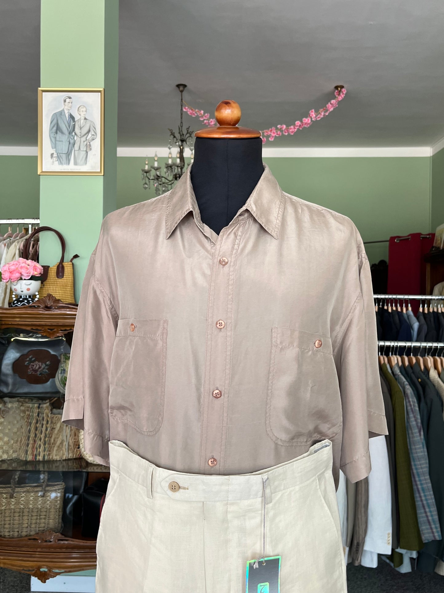 Camicia a maniche corte tg. M-L