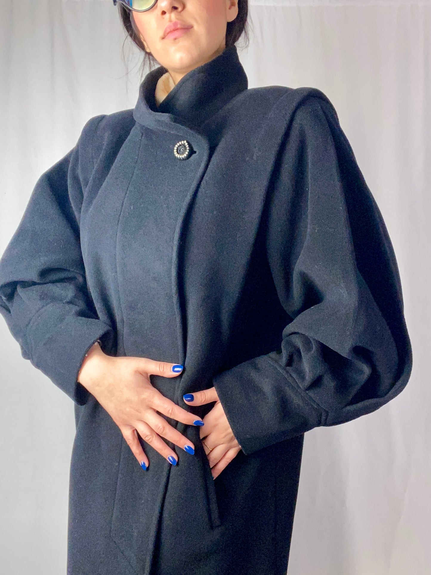 Cappotto anni ‘80 in lana e cashmere - TG. 46/48/50
