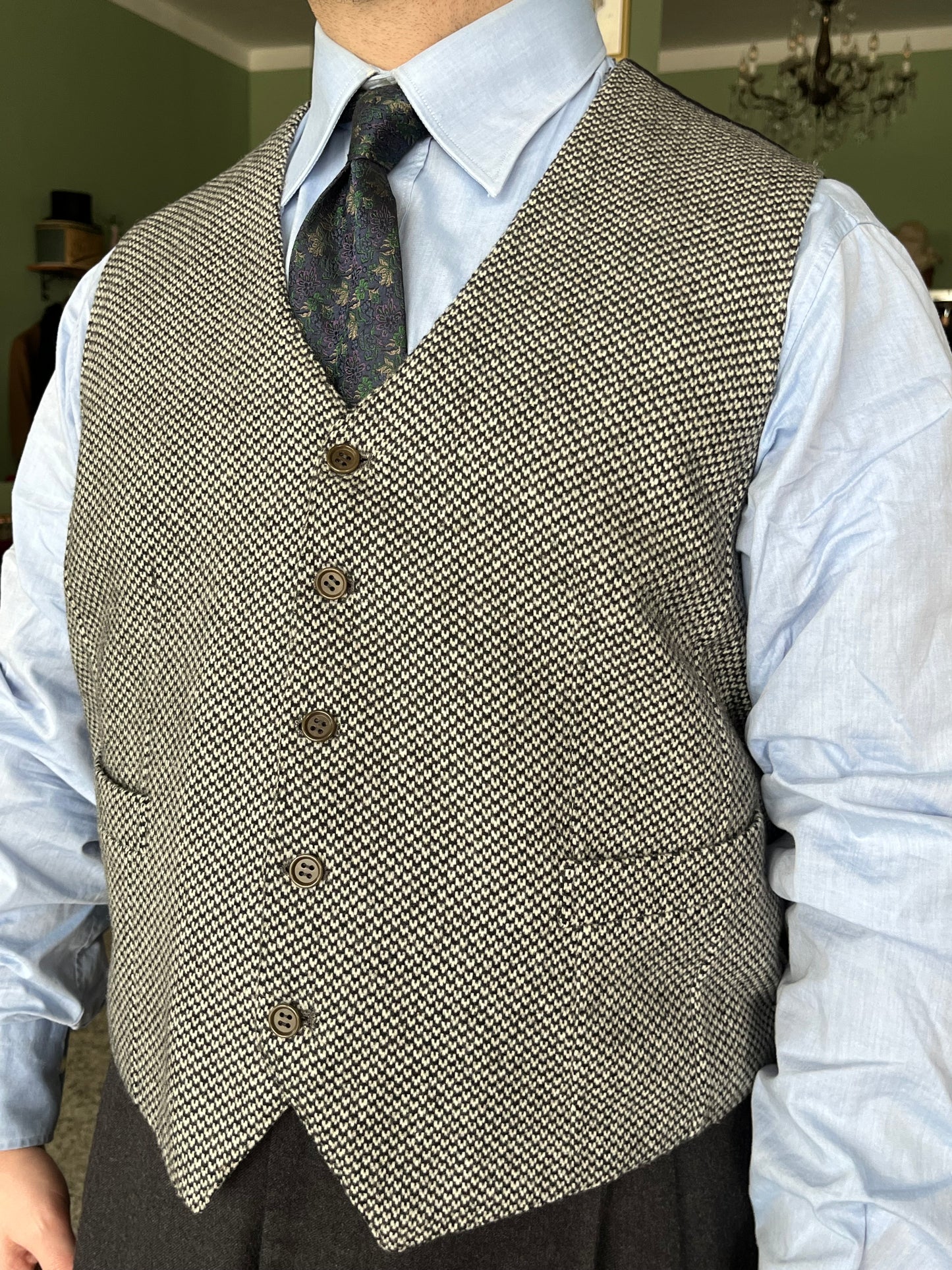 Giacca + panciotto Zegna anni ‘70 sartoriali tg. 52-54