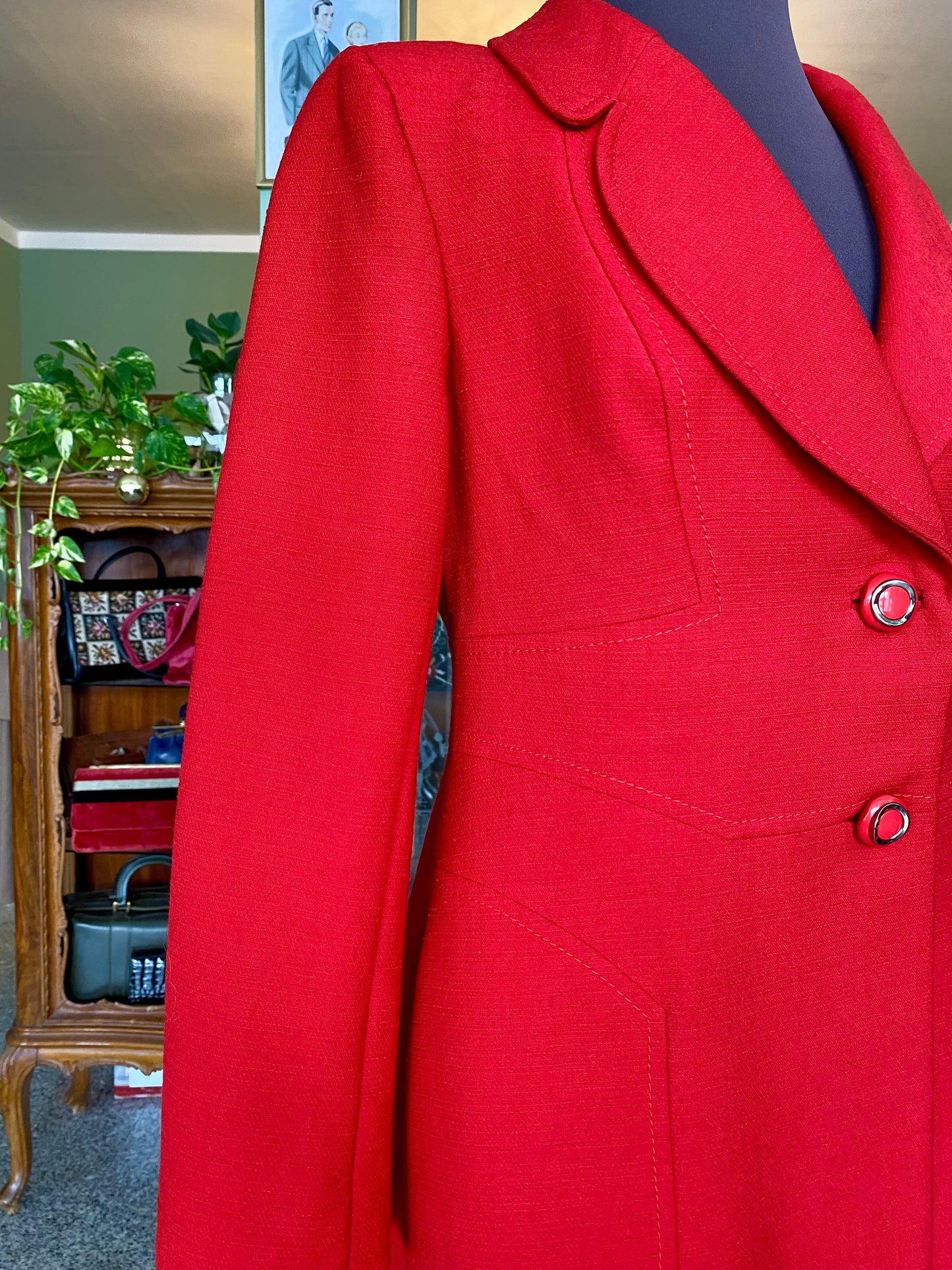 Cappotto rosso anni ‘60 Cori - TG. 38