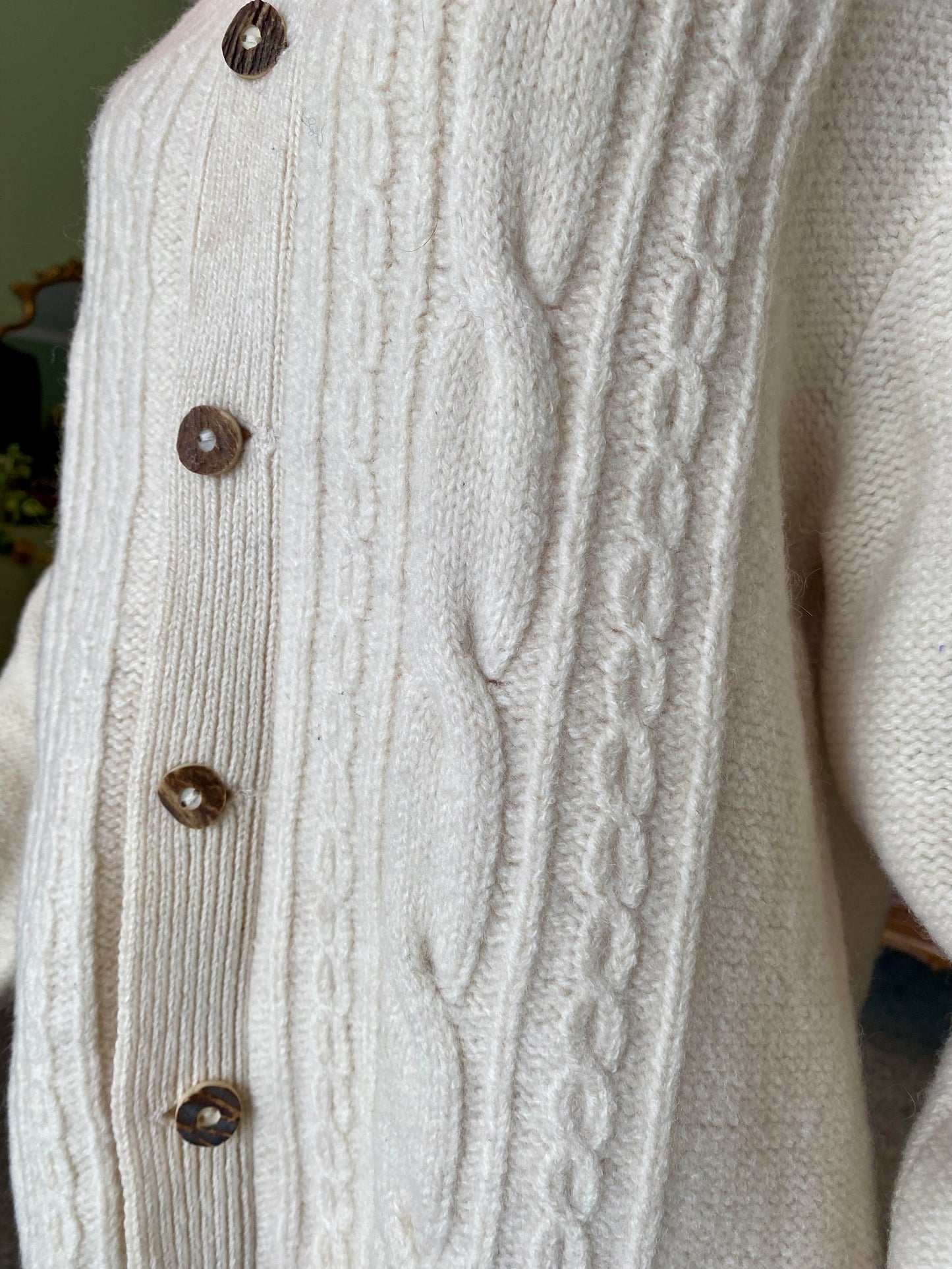 Cardigan tirolese panna - TG. 44/46