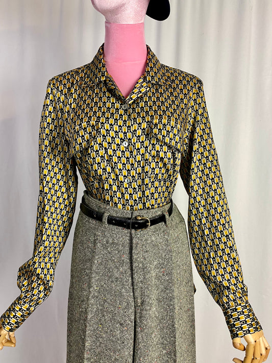 Camicia fantasia optical - TG. 48/50
