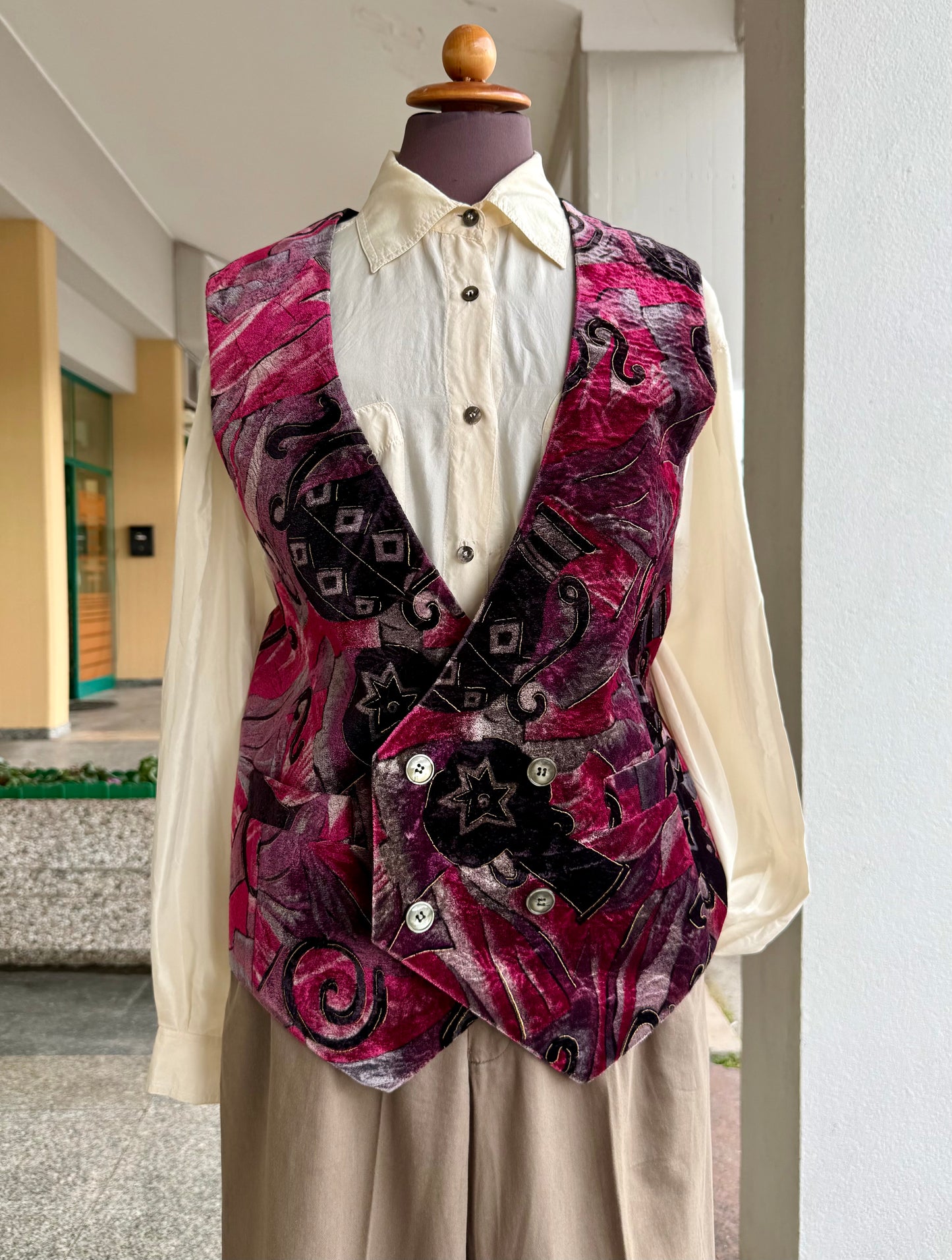 Gilet in velluto anni ‘80 - TG. 50