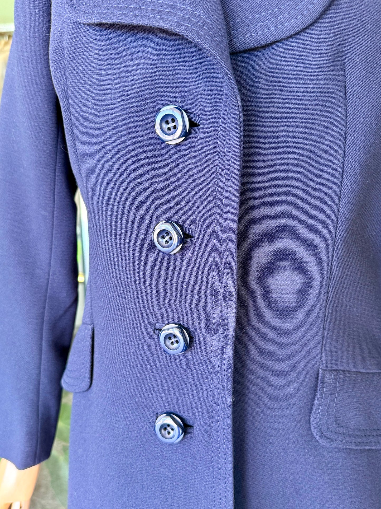 Cappotto anni ‘60 blu notte - TG. 40