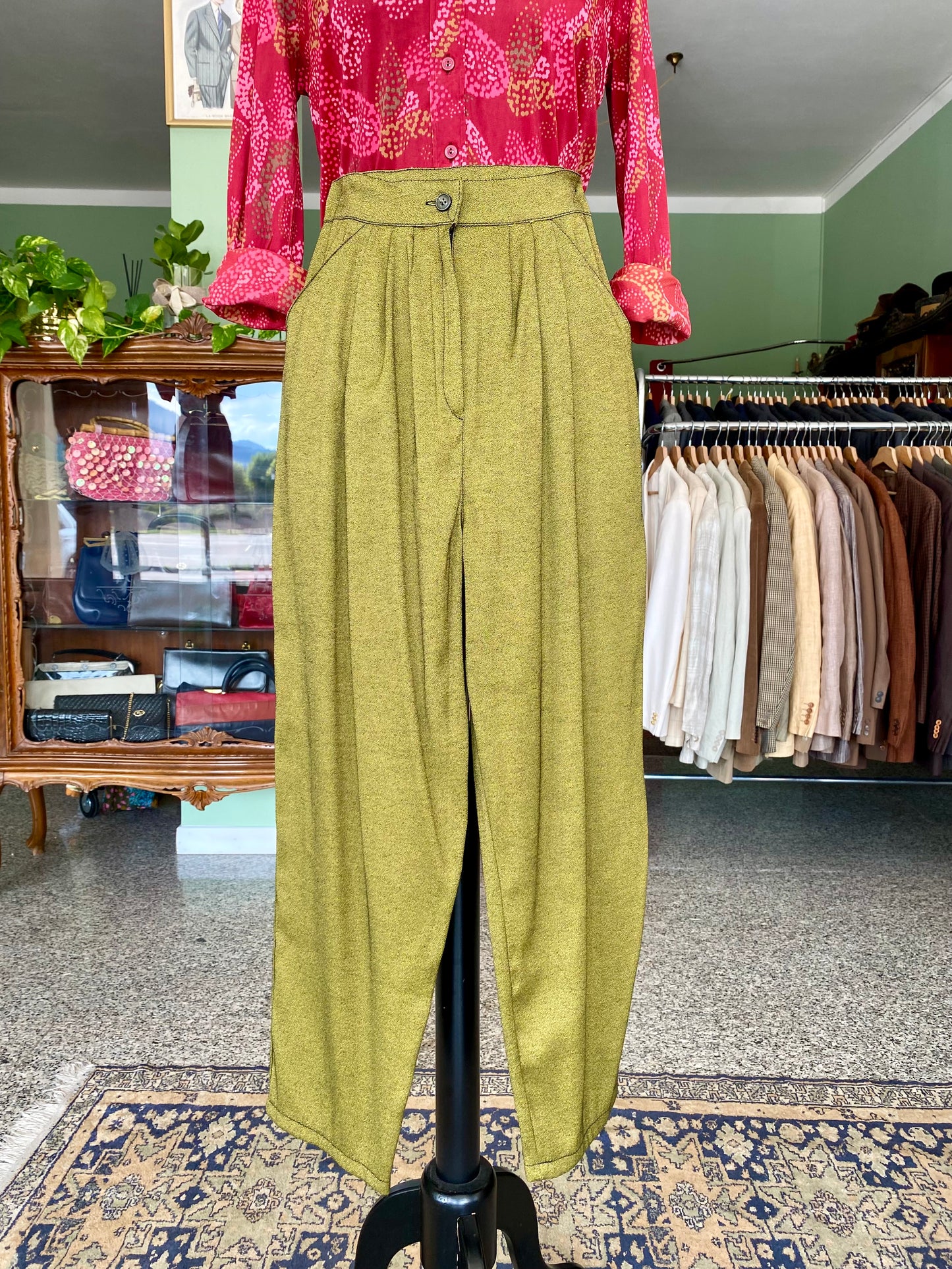 Pantaloni verde oliva - TG. 38