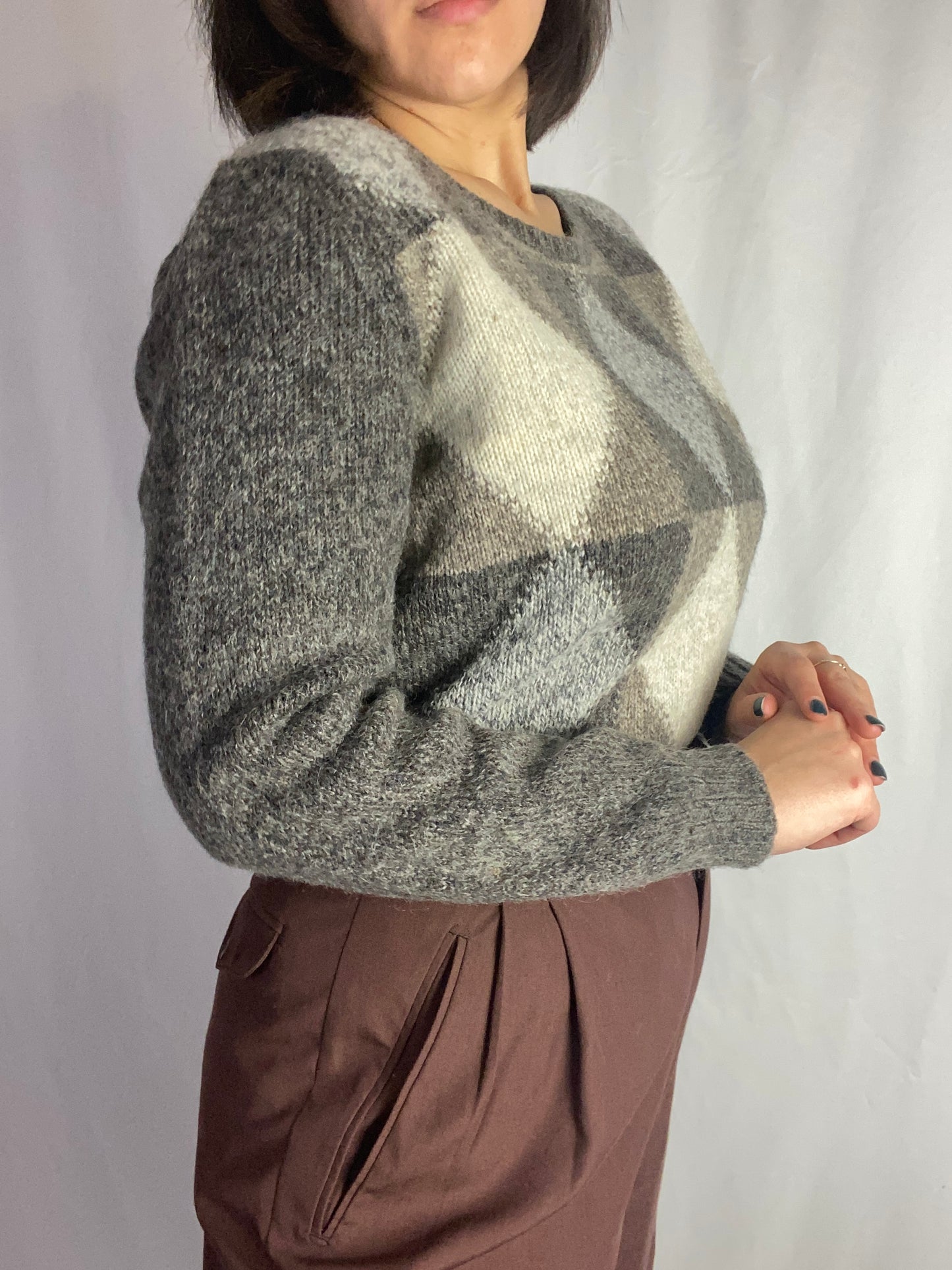 Pullover con rombi - TG. 40/42