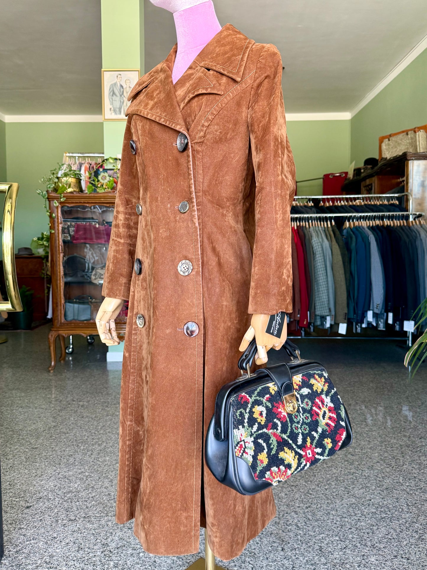 Cappotto in camoscio anni ‘70 - TG. 40