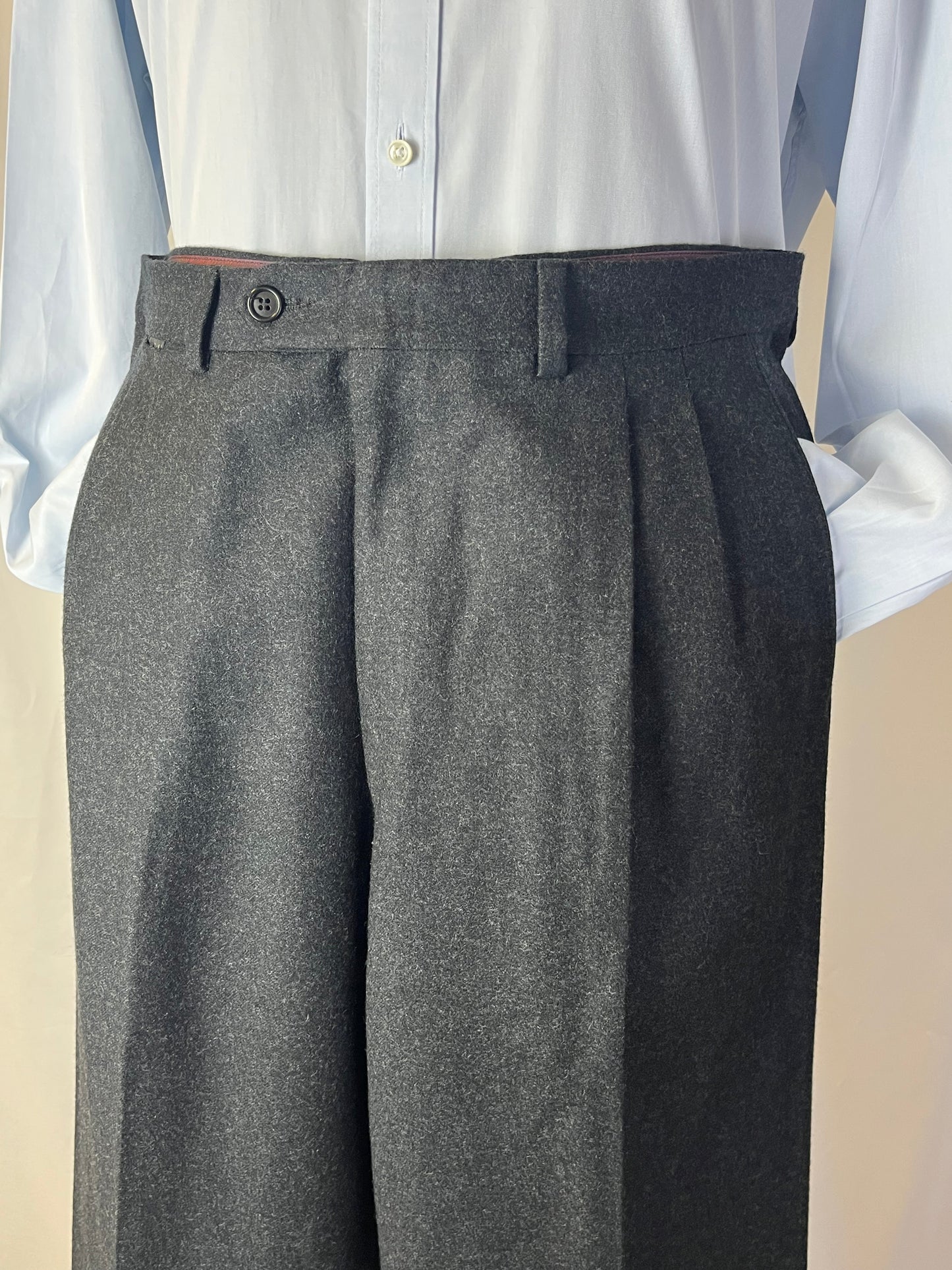 Calzoni Pierre Cardin in lana Merinos tg. 52