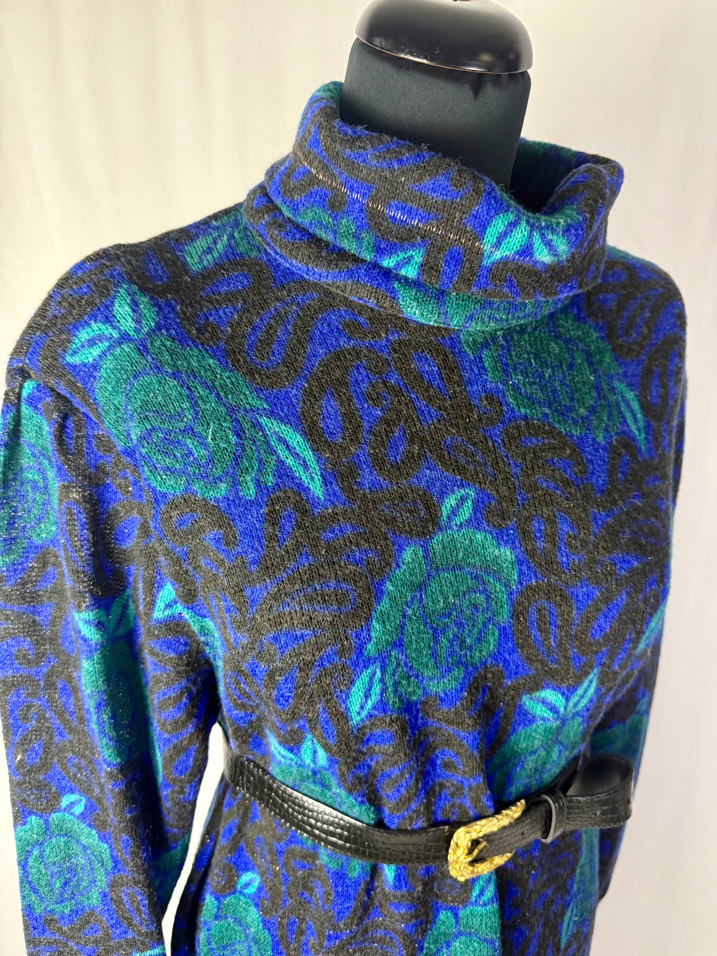 Abito anni ‘80 in maglia di lana - TG. 44 circa