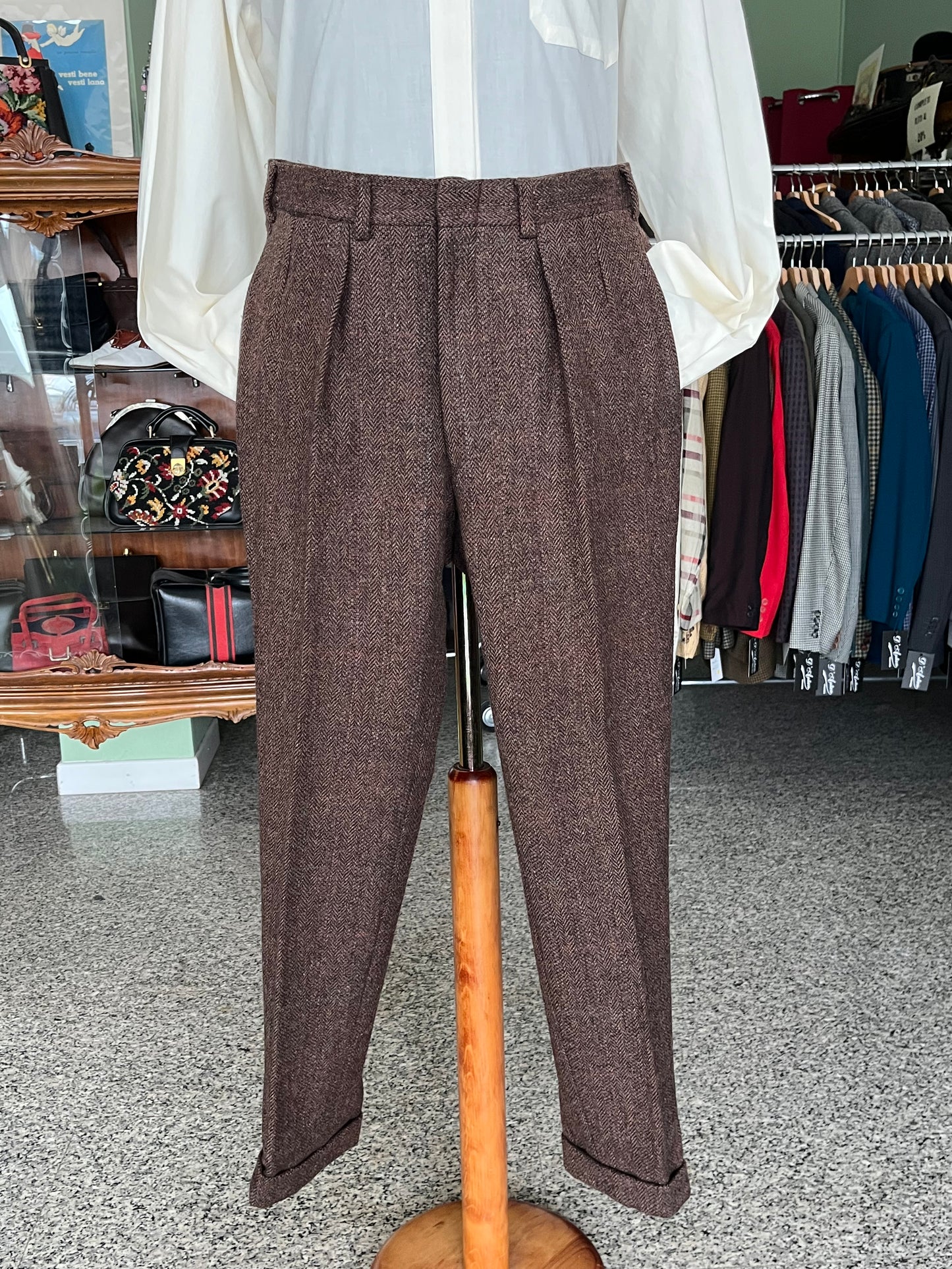 Calzoni anni ‘90 tweed tg. 50