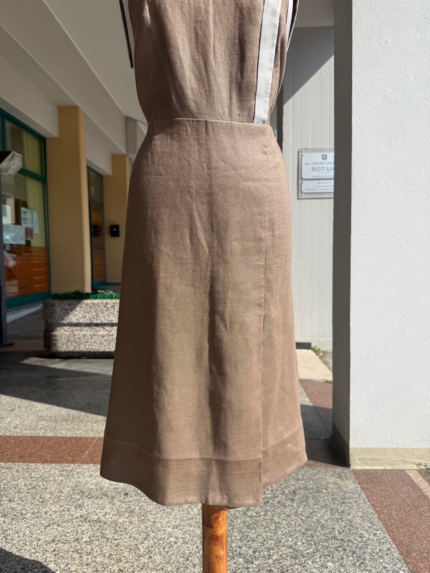 Abito anni ‘60 in lino - TG. 46