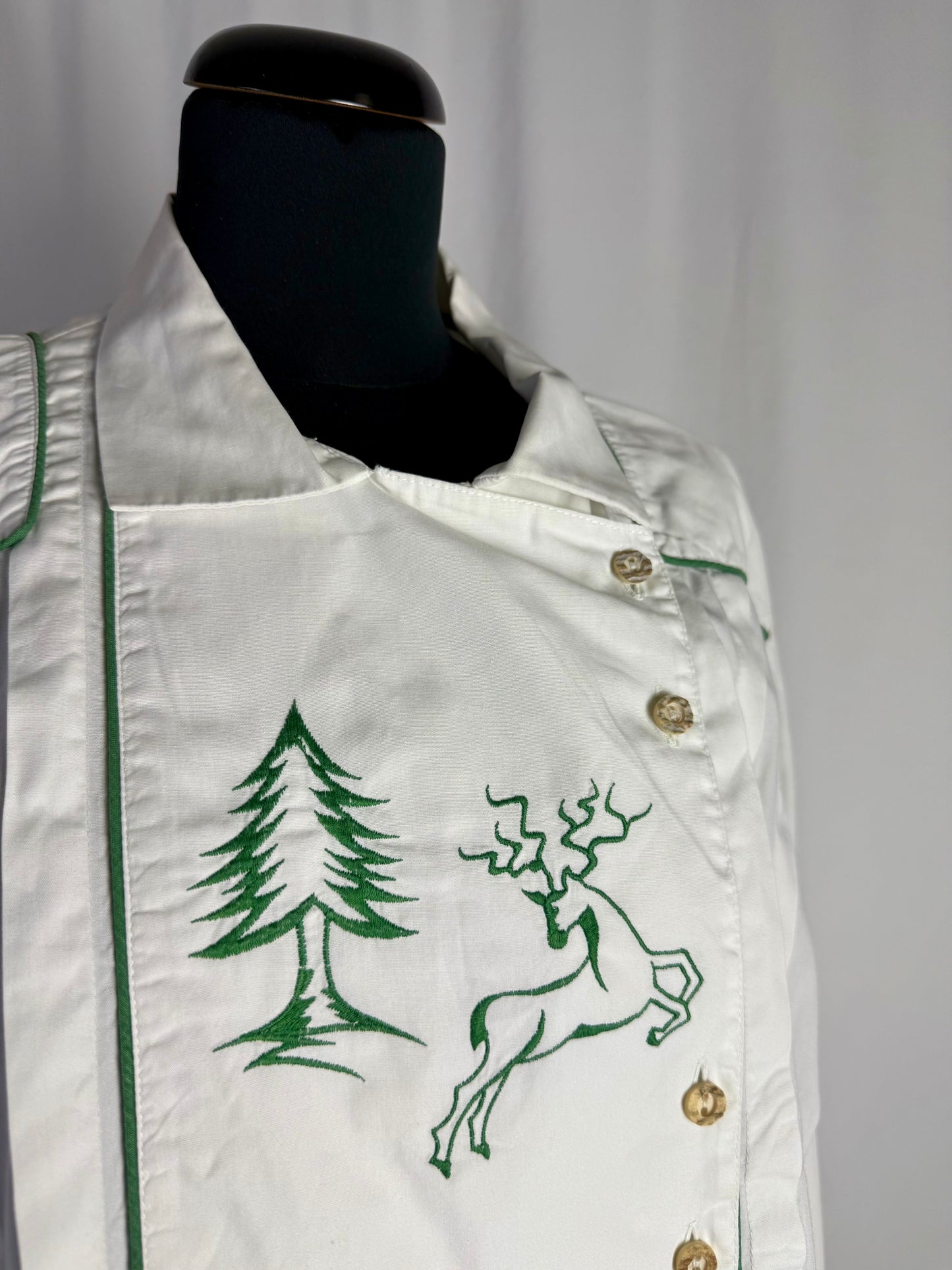 Camicia tirolese con renna- TG. 44/46