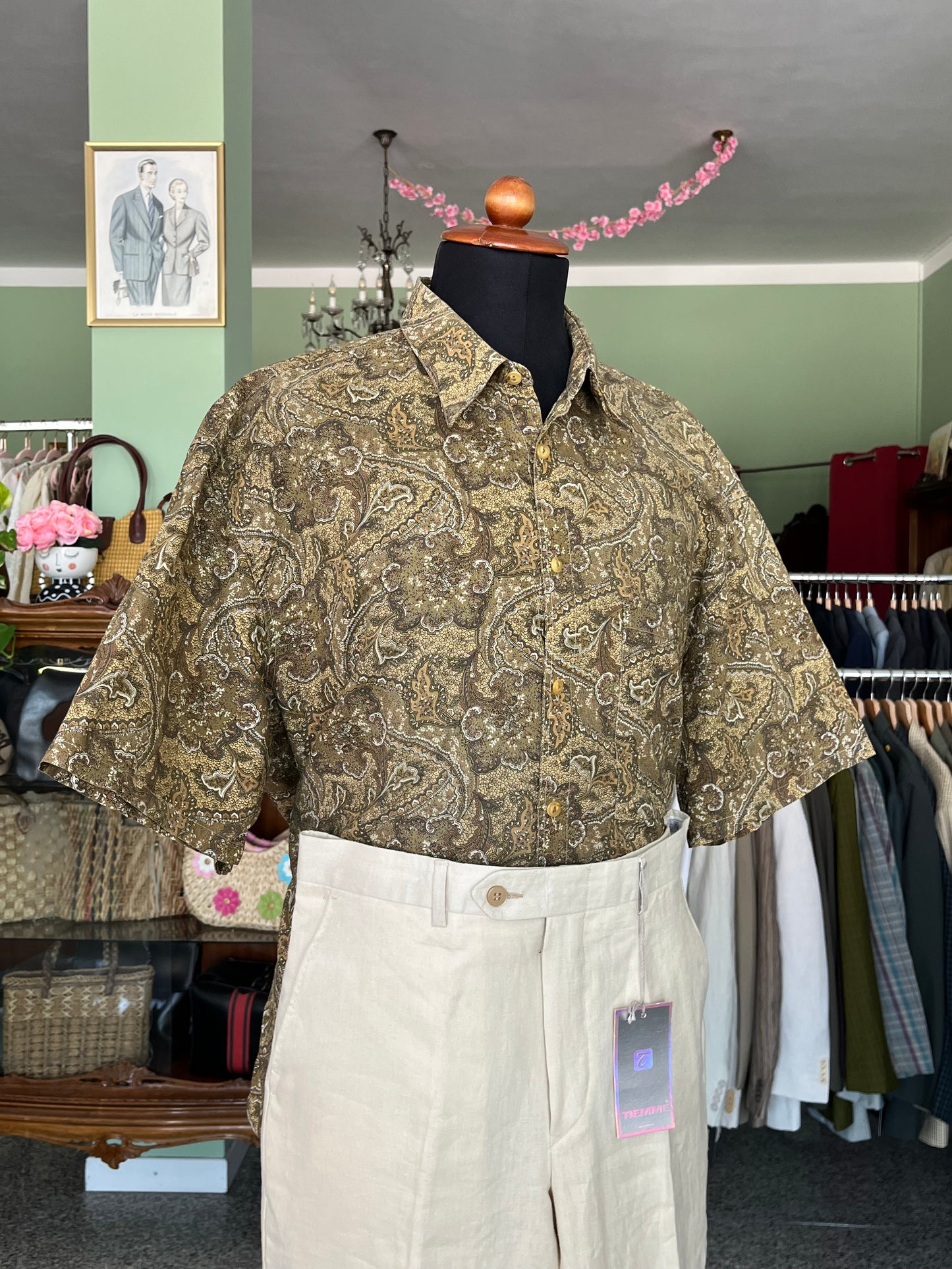 Camicia a maniche corte tg. L-XL