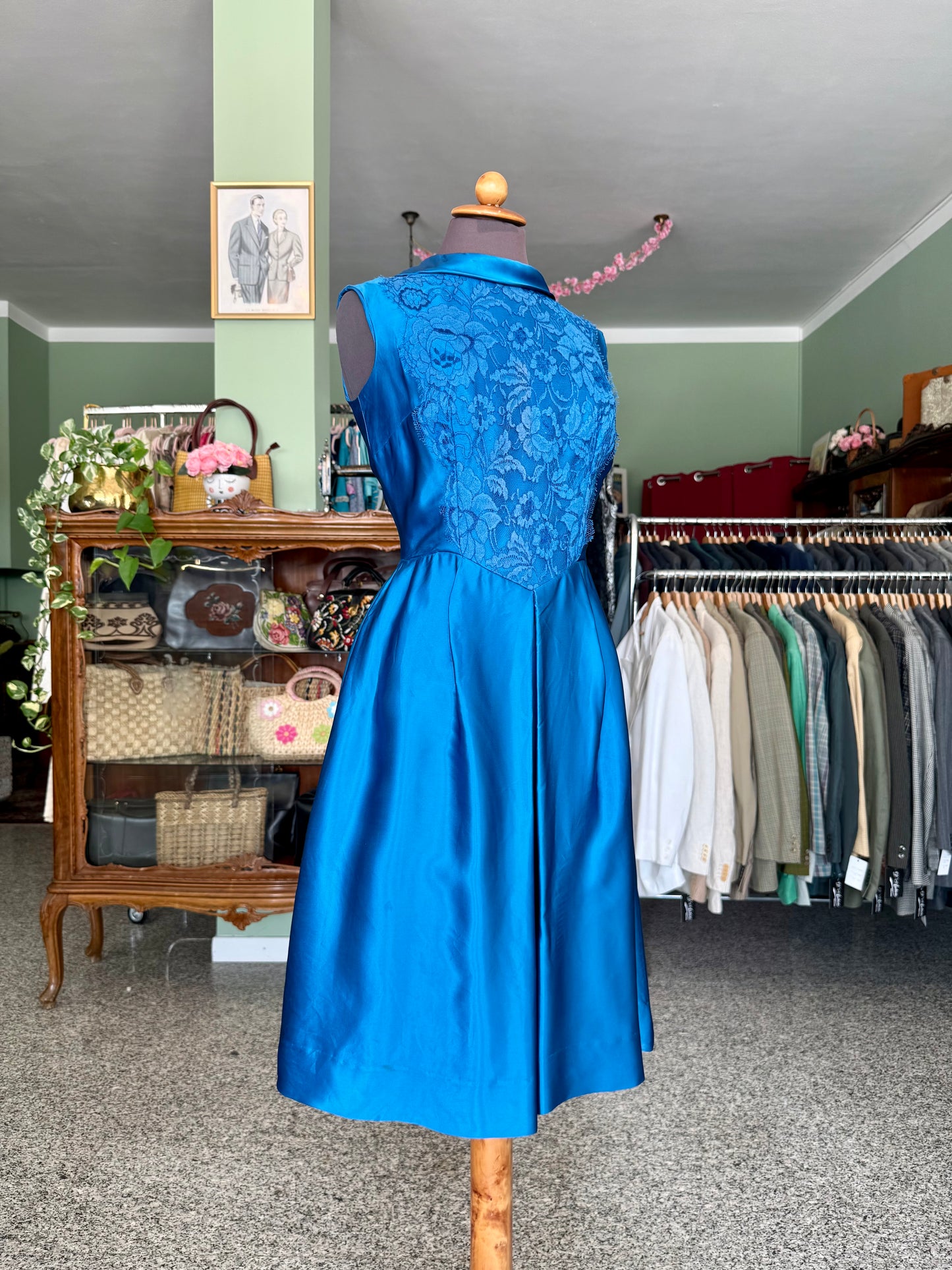 Abito anni ‘60 seta Duchesse - TG. 42