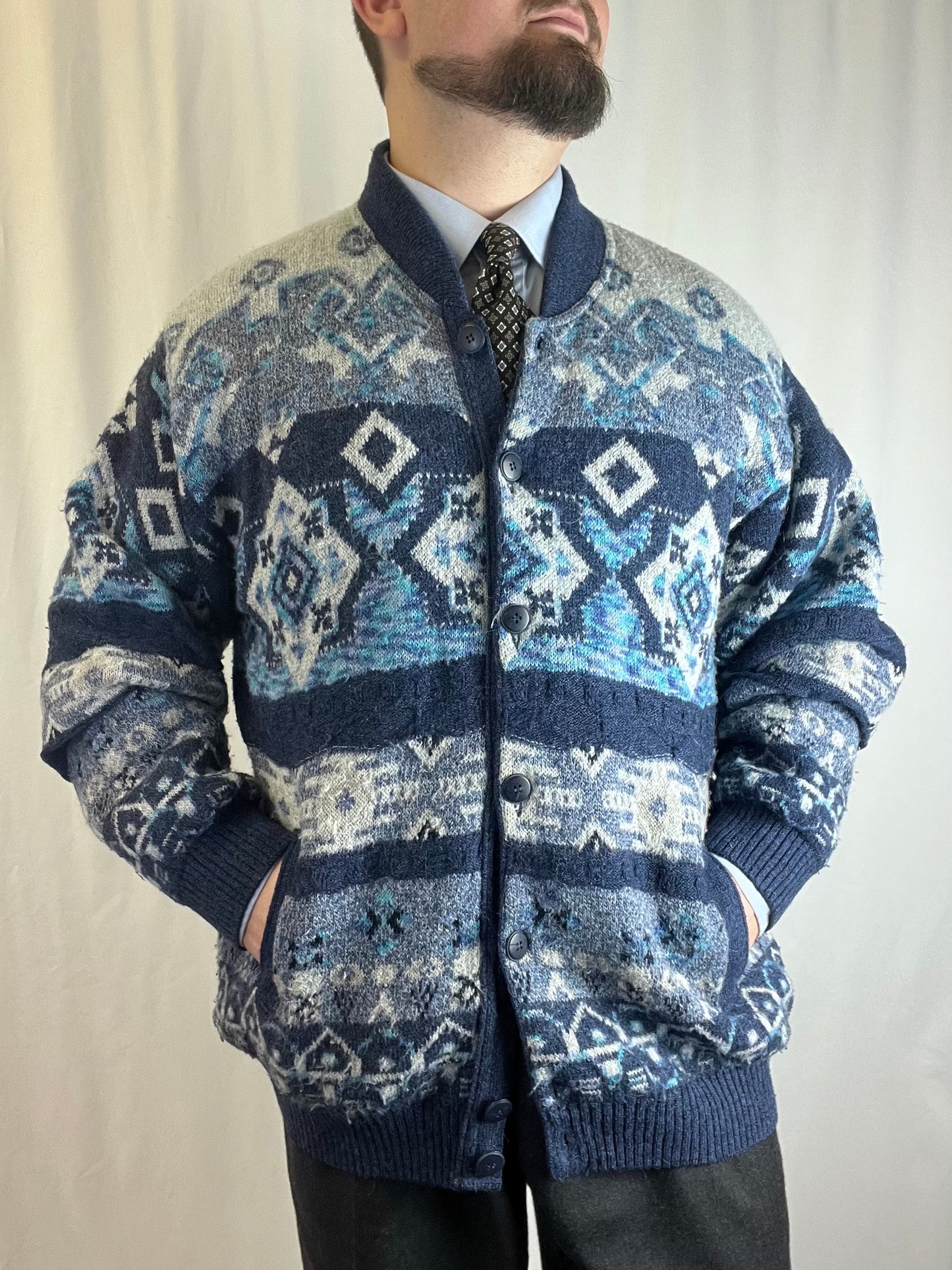 Cardigan anni '80 tg. L-XL