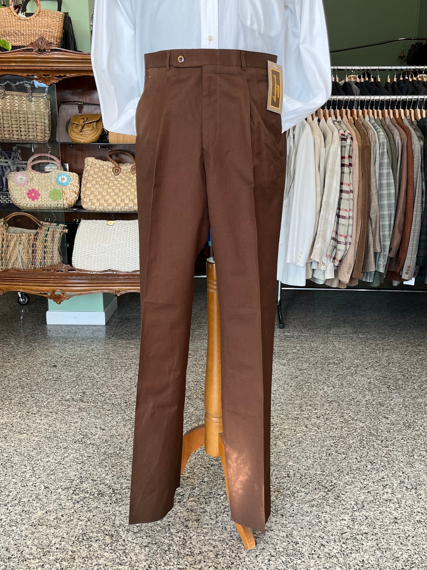 Calzoni in lino/cotone NOS tg. 44-46