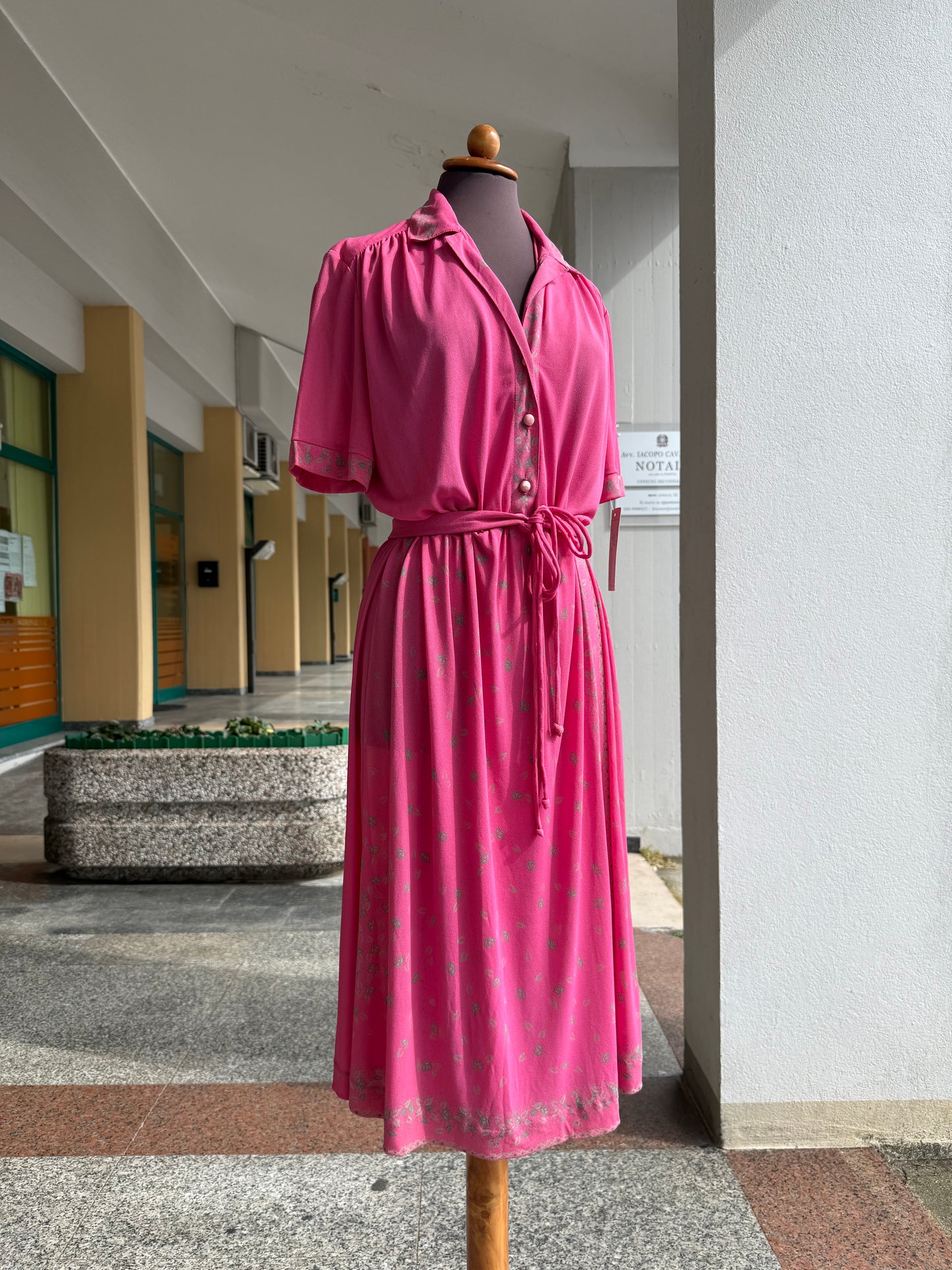 Abito anni ‘70 fucsia - TG. 48/50