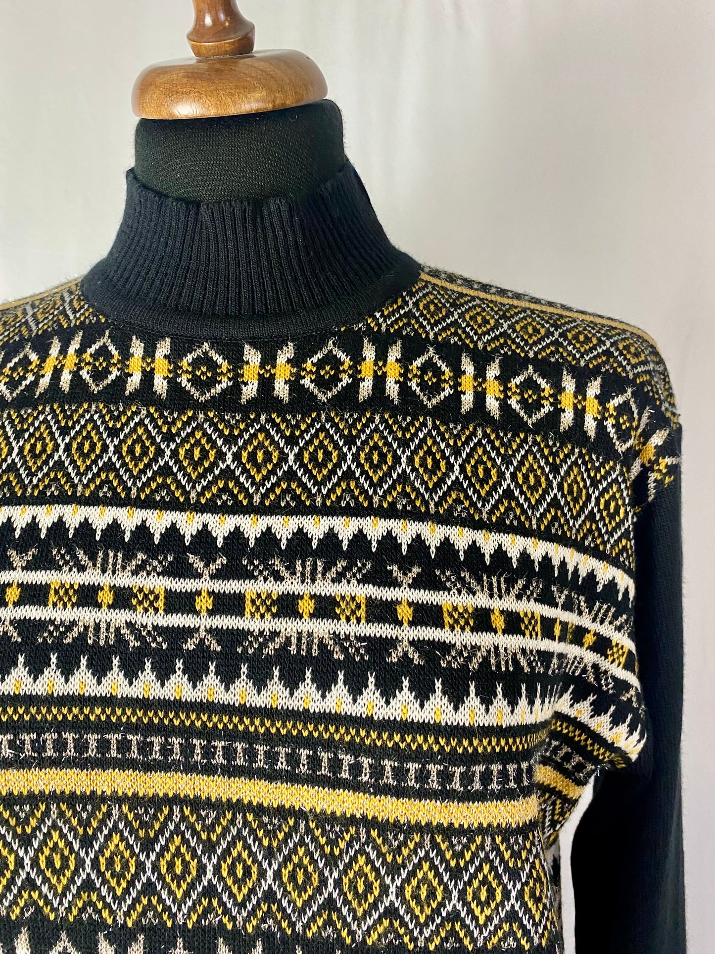 Abito lungo fantasia Fair Isle - TG. 44/46