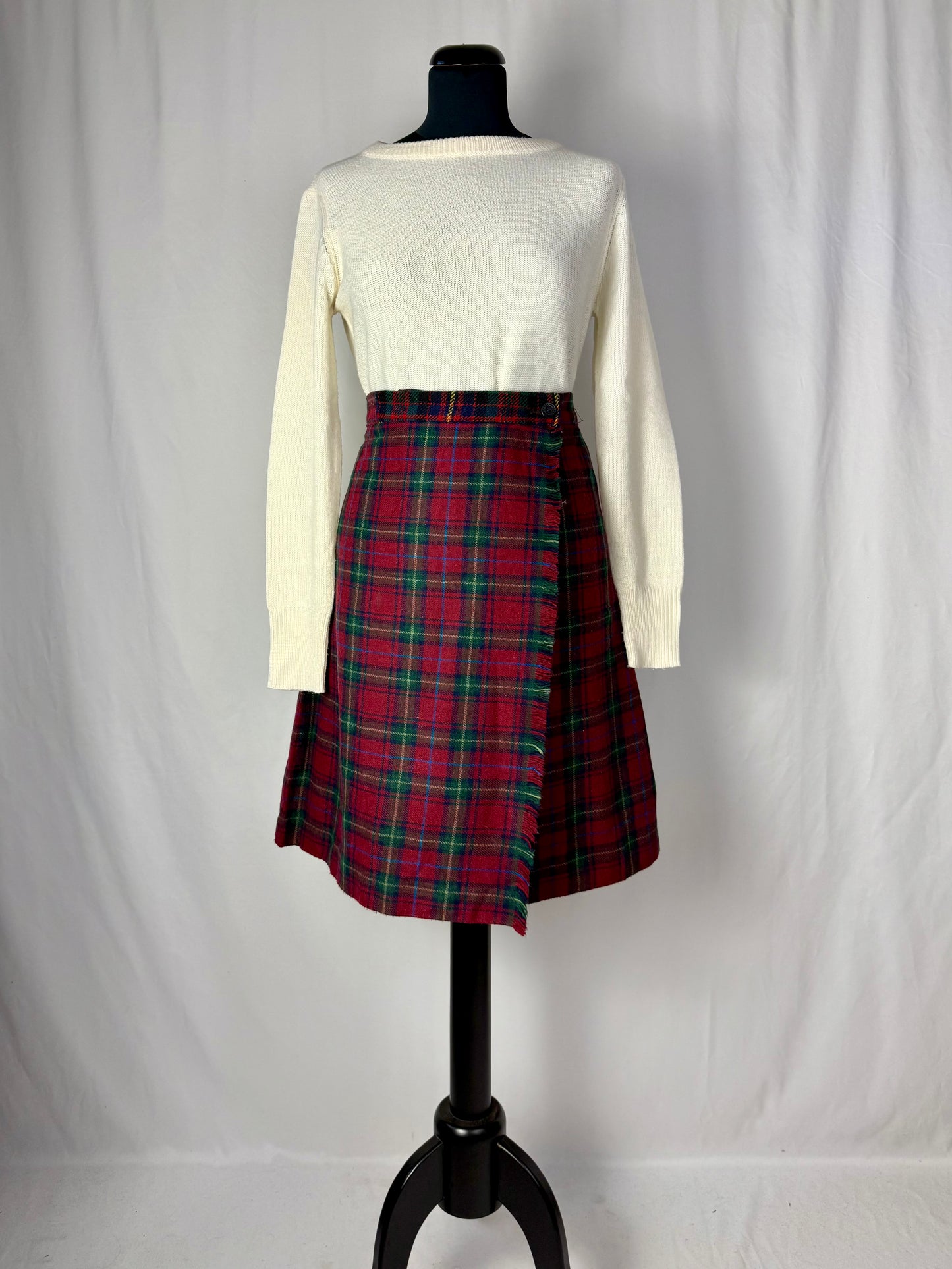 Gonna in lana fantasia tartan - TG. 42