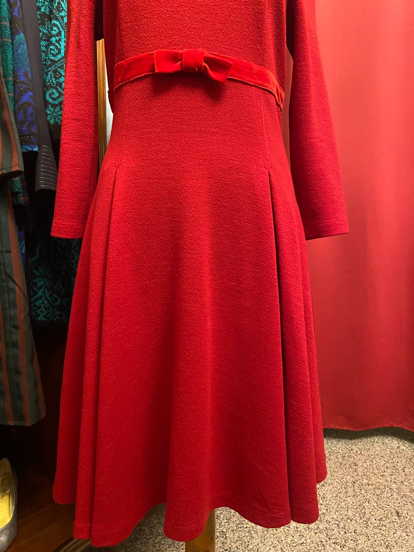 Abito bon ton rosso - TG. 40/42