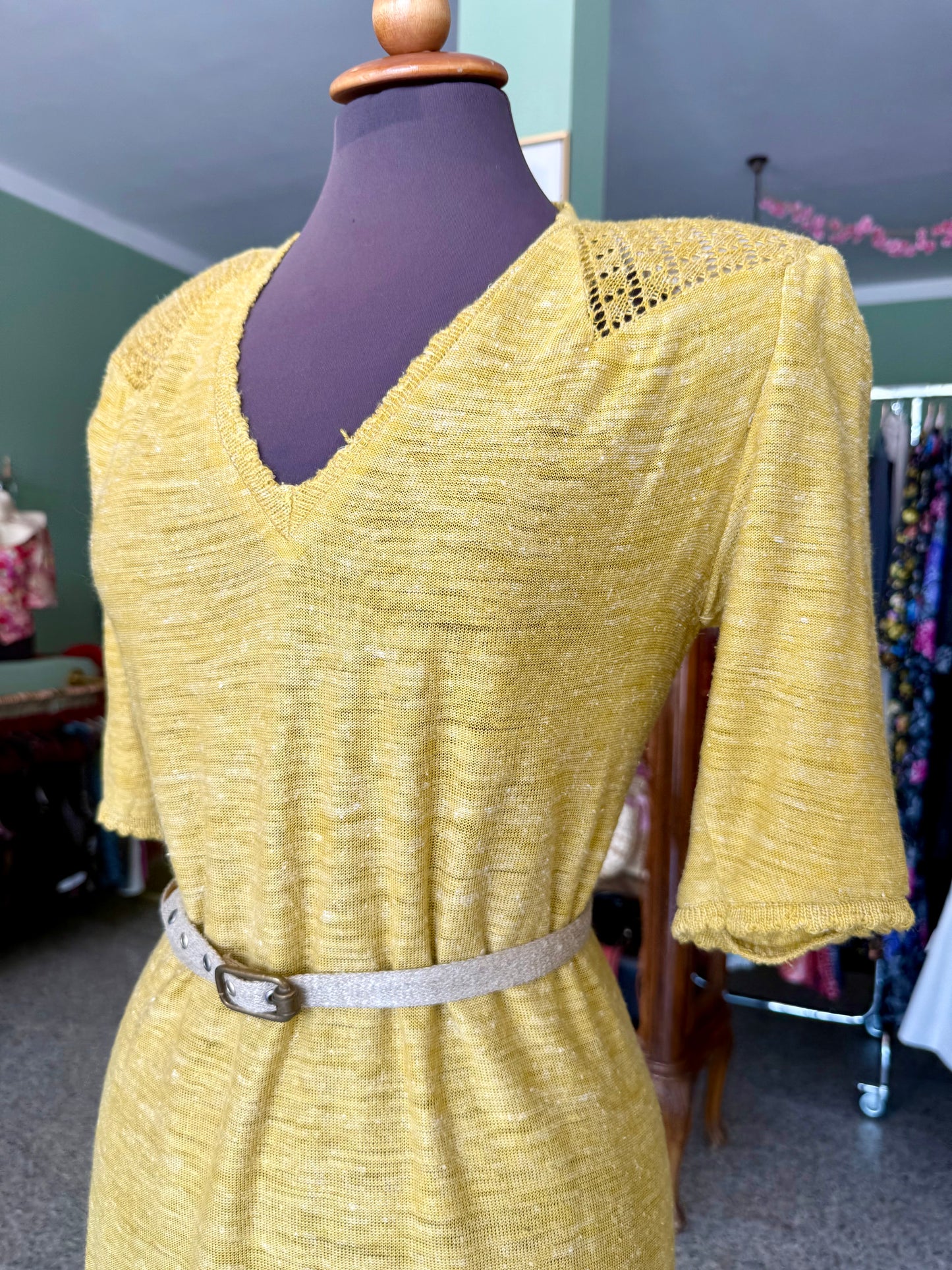 Abito in maglia color senape - TG. 40/42