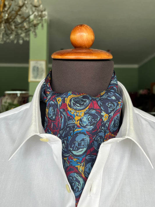 Ascot Moschino seta fantasia astratta