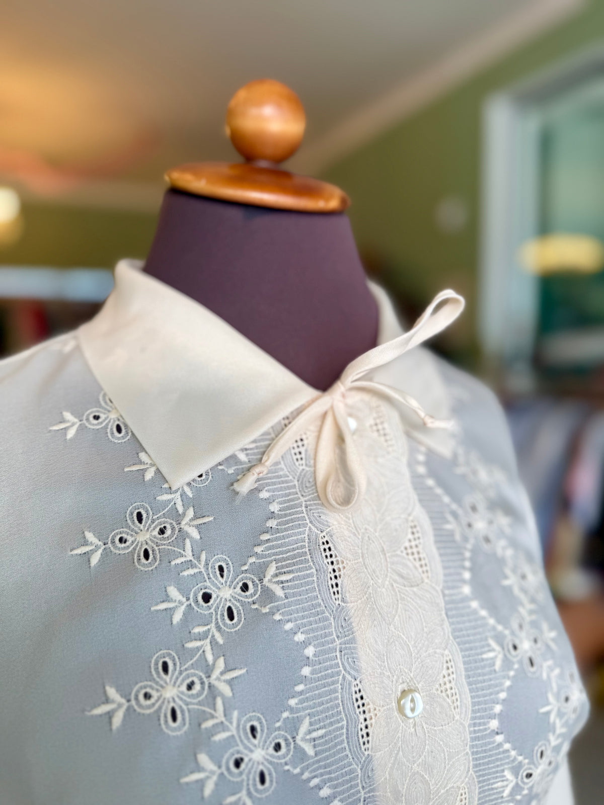 Camicia romantica panna - TG. 46/48