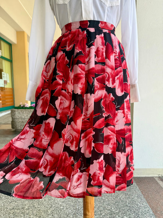 Gonna con stampa floreale - TG. 40