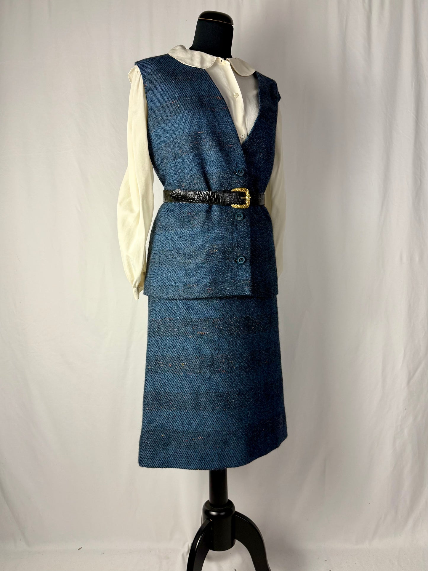 Completo gilet + gonna sartoriale - TG. 48/50