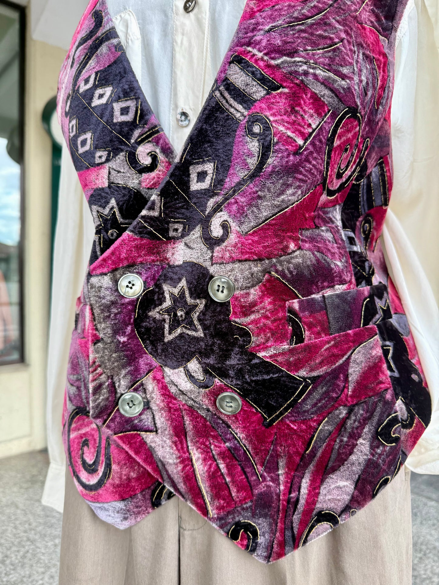 Gilet in velluto anni ‘80 - TG. 50