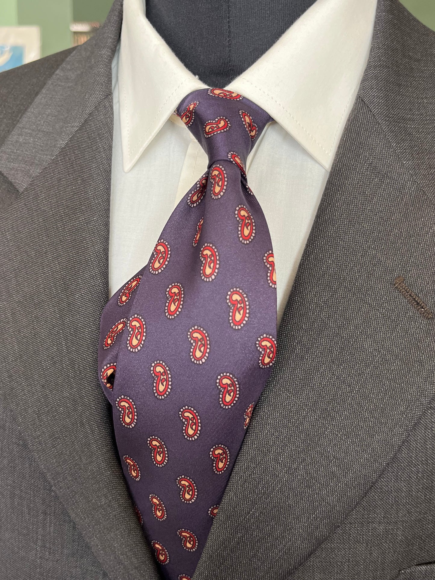 Cravatta swing anni ‘70 viola