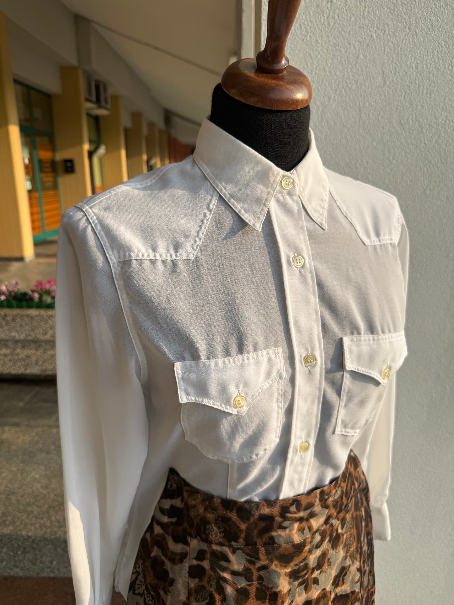 Camicia bianca in organza - TG. 40