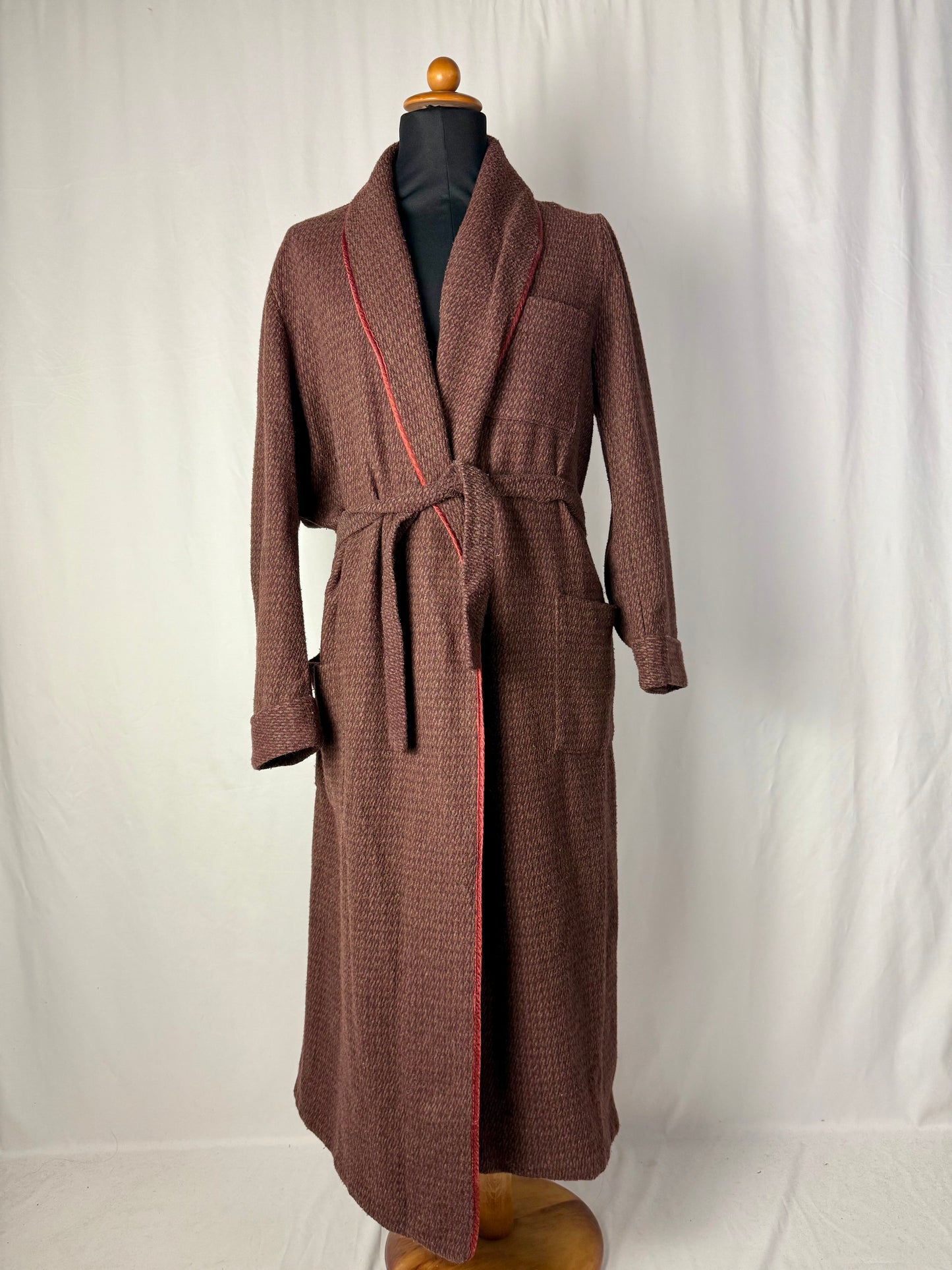 Vestaglia lunga terracotta tg. M-L