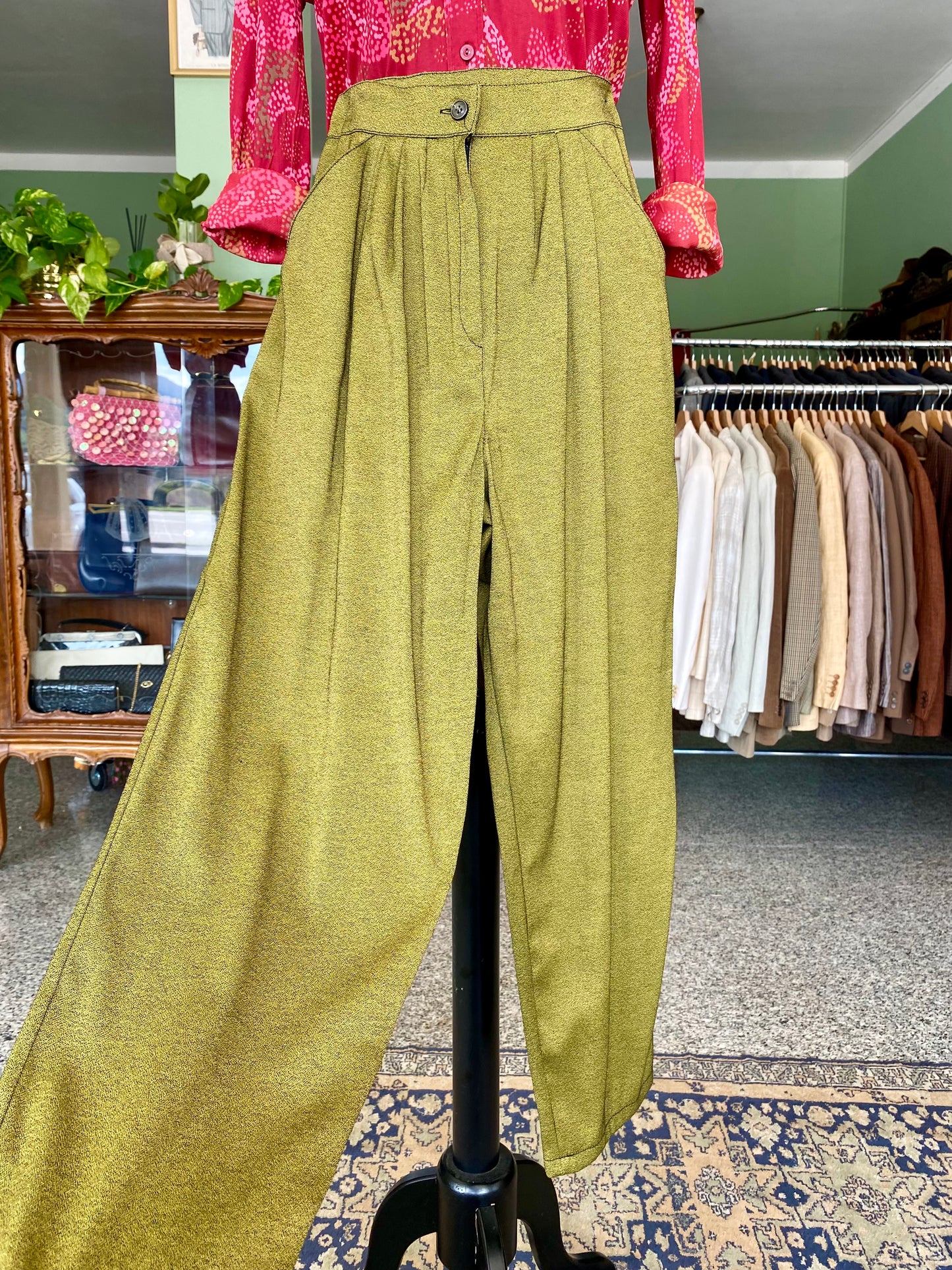 Pantaloni verde oliva - TG. 38