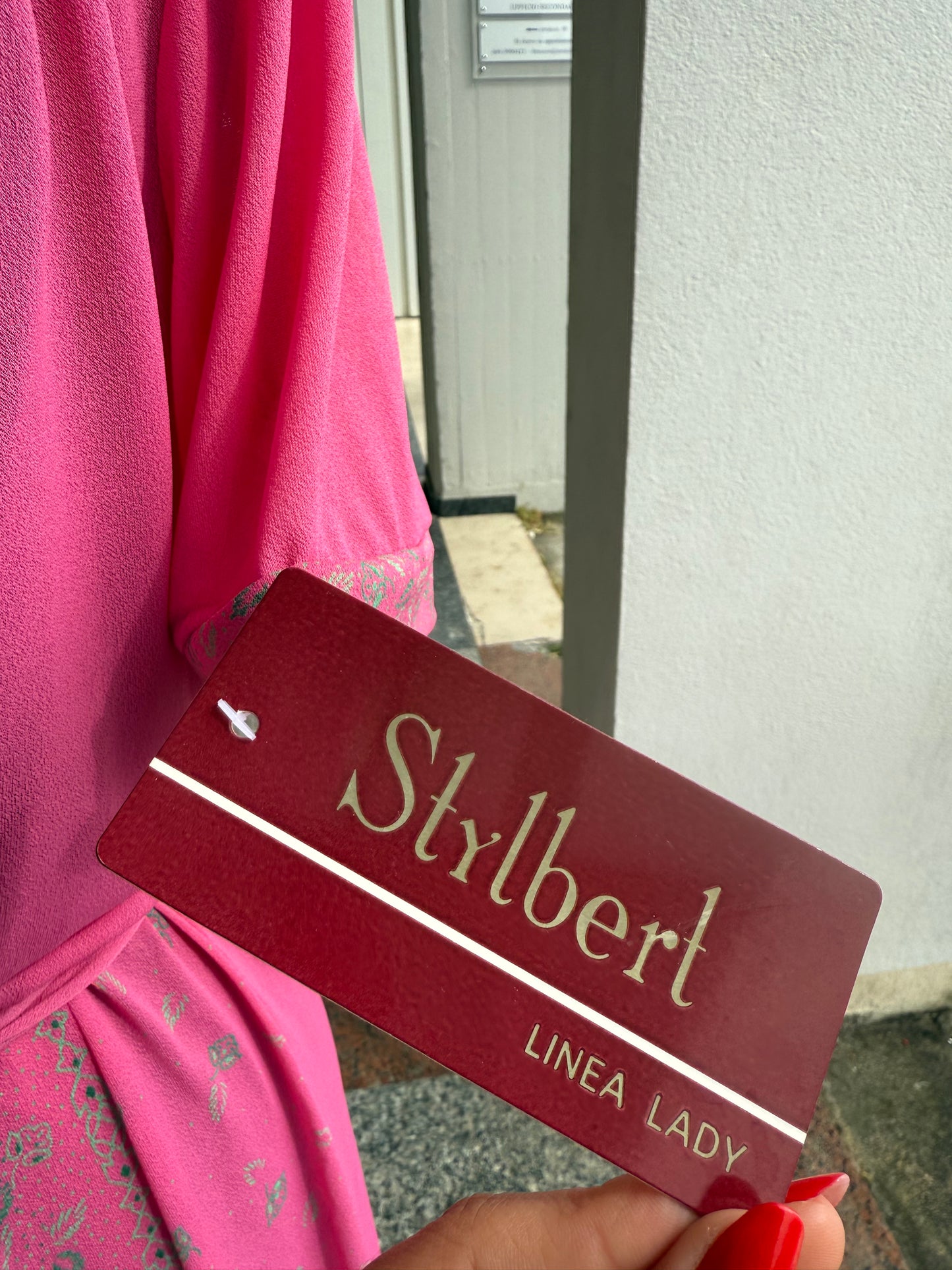 Tailleur in seta color Borgogna - TG. 46/48