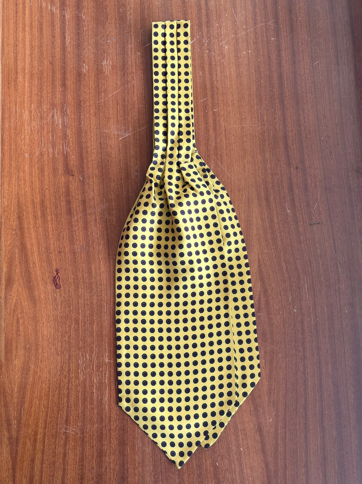 Ascot Etro seta micro-fantasia