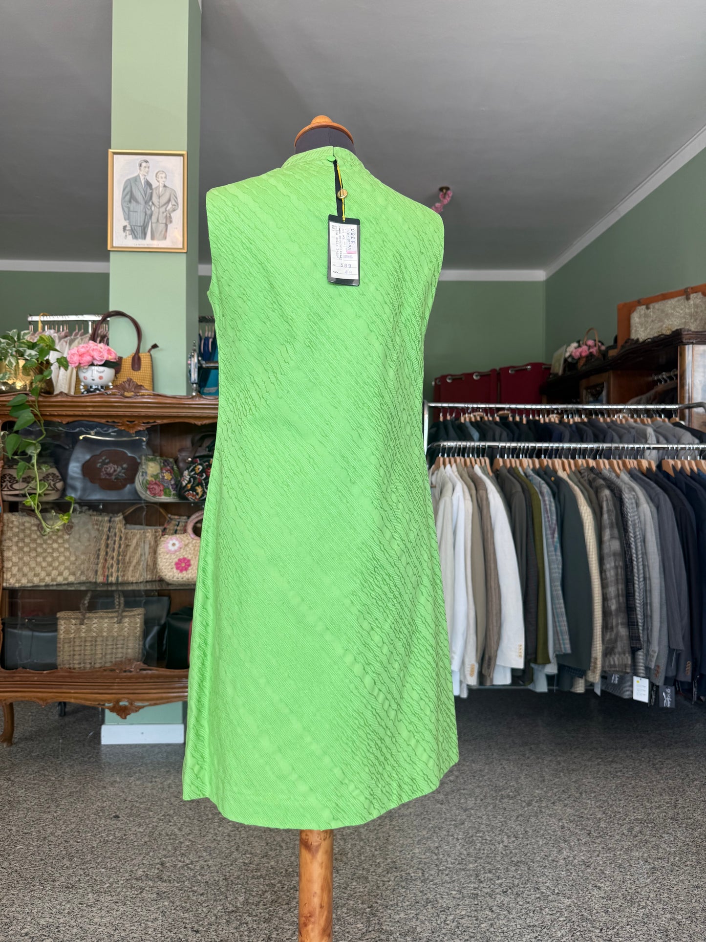 Abito anni ‘60 verde lime - TG. 42