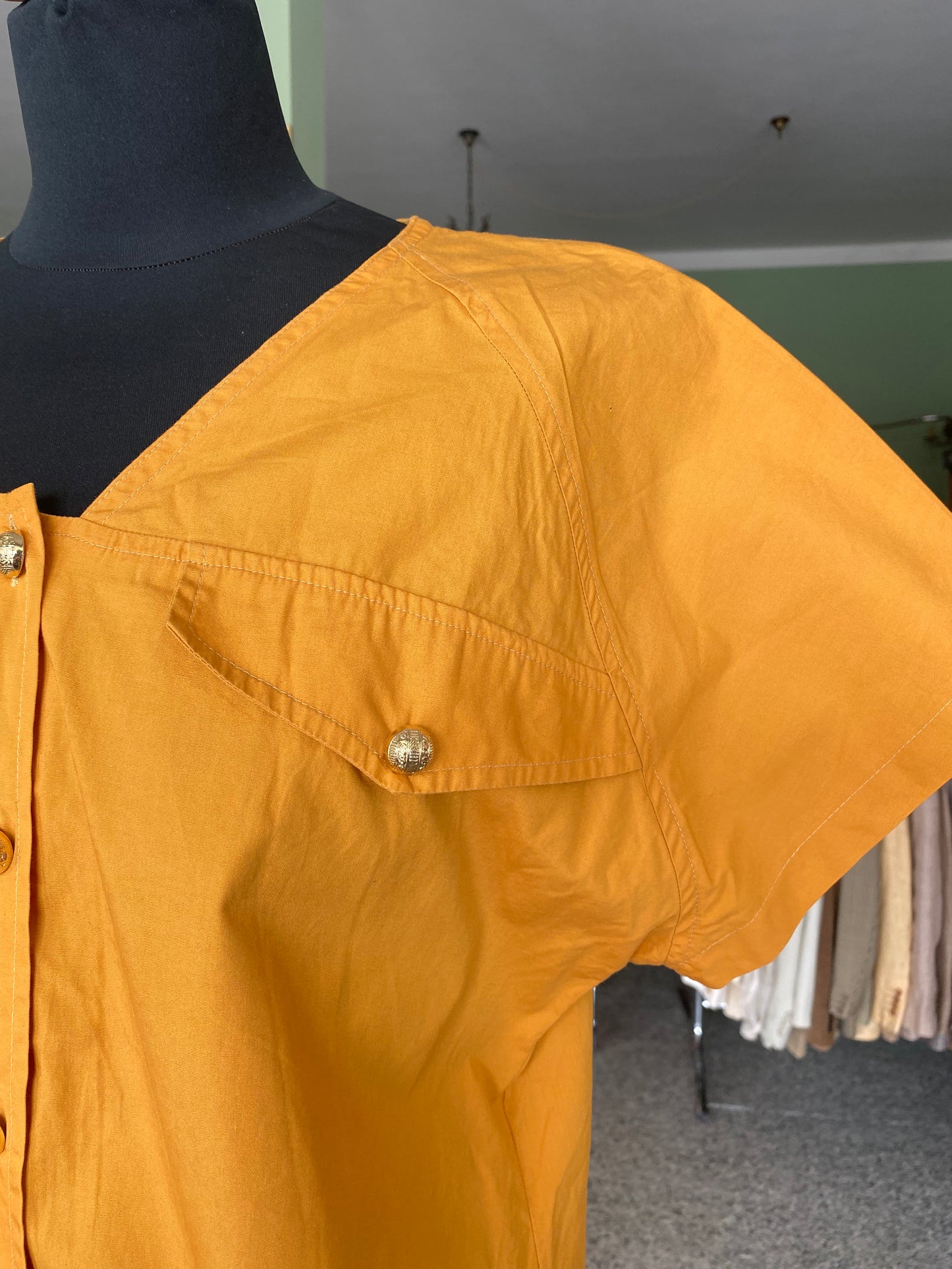 Camicia giallo ocra - TG. 46/48